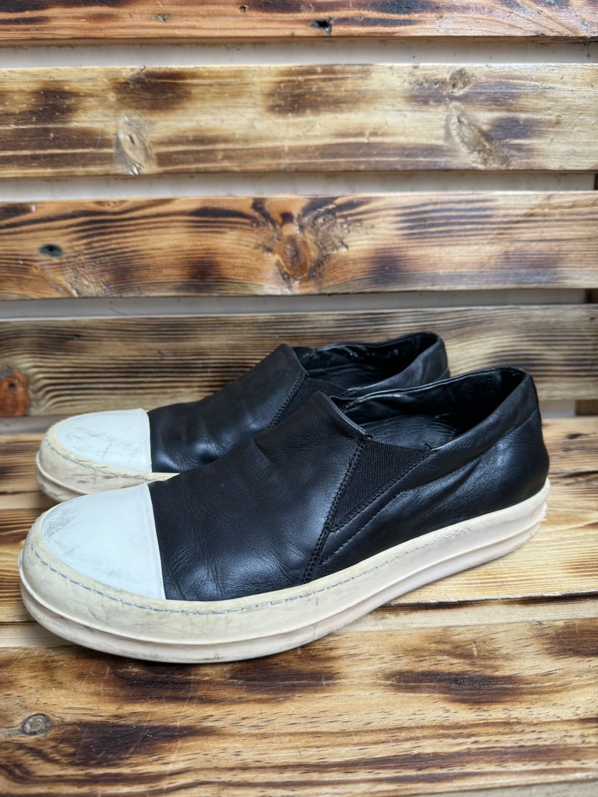 Rick Owens 2015 Boat slip on sneakers Size US 7 / EU 40 - 1 Thumbnail