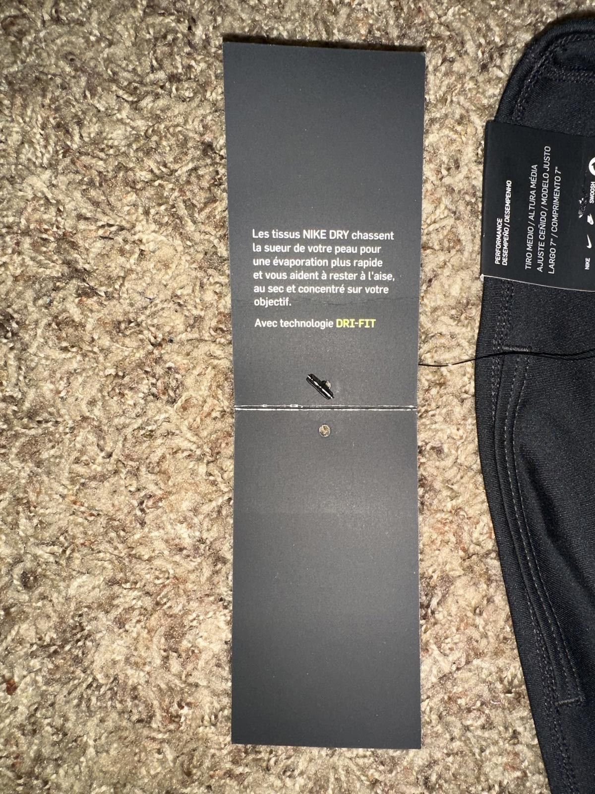Nike Nike One Women Black/Rainbow Ladder Training Bike Shorts Size 28" / US 6 / IT 42 - 10 Thumbnail
