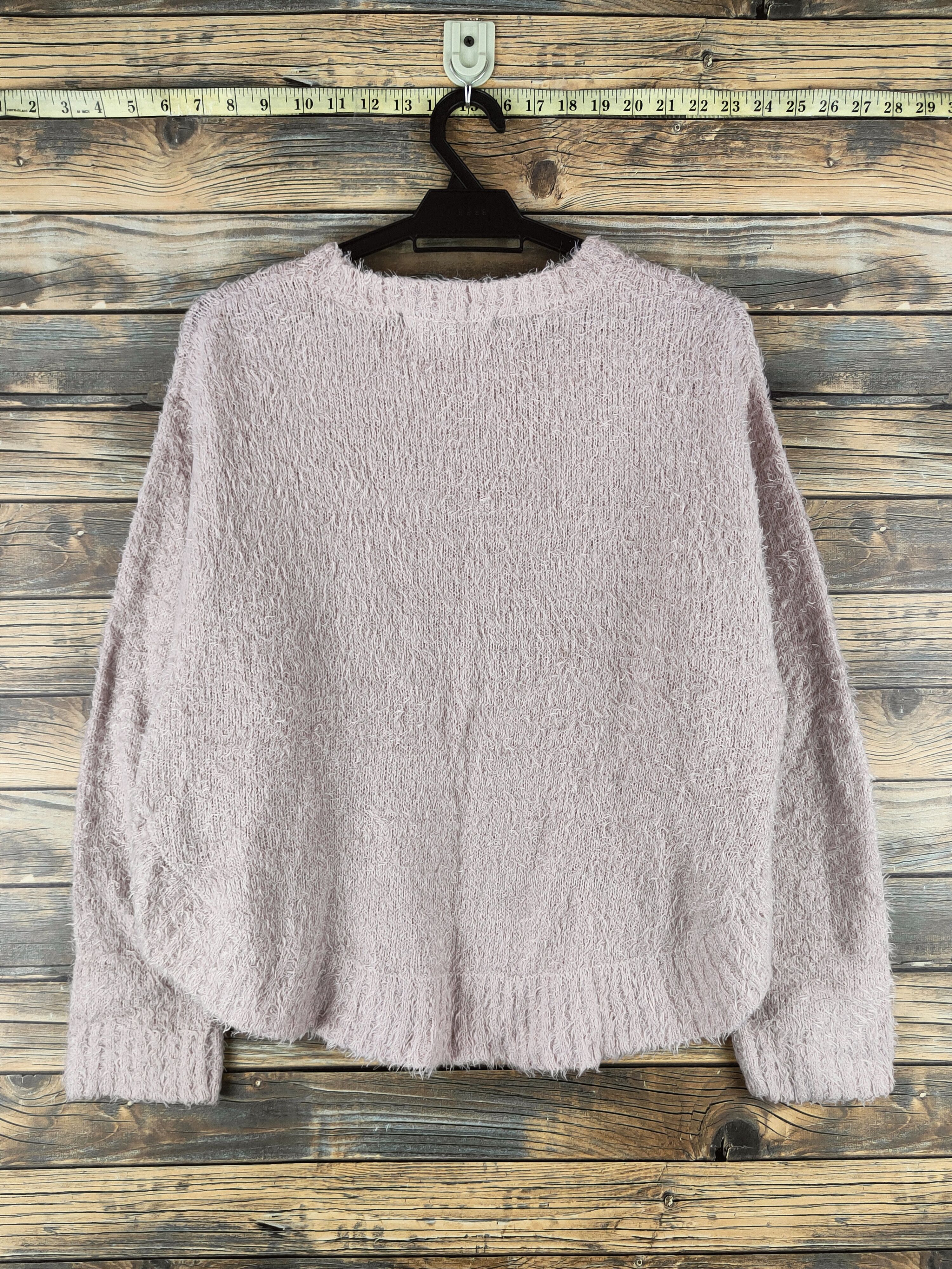 Japanese Brand DL As know as Soft Pink Fur Mohair Knitwear #46-448 Size L / US 10 / IT 46 - 7 Thumbnail