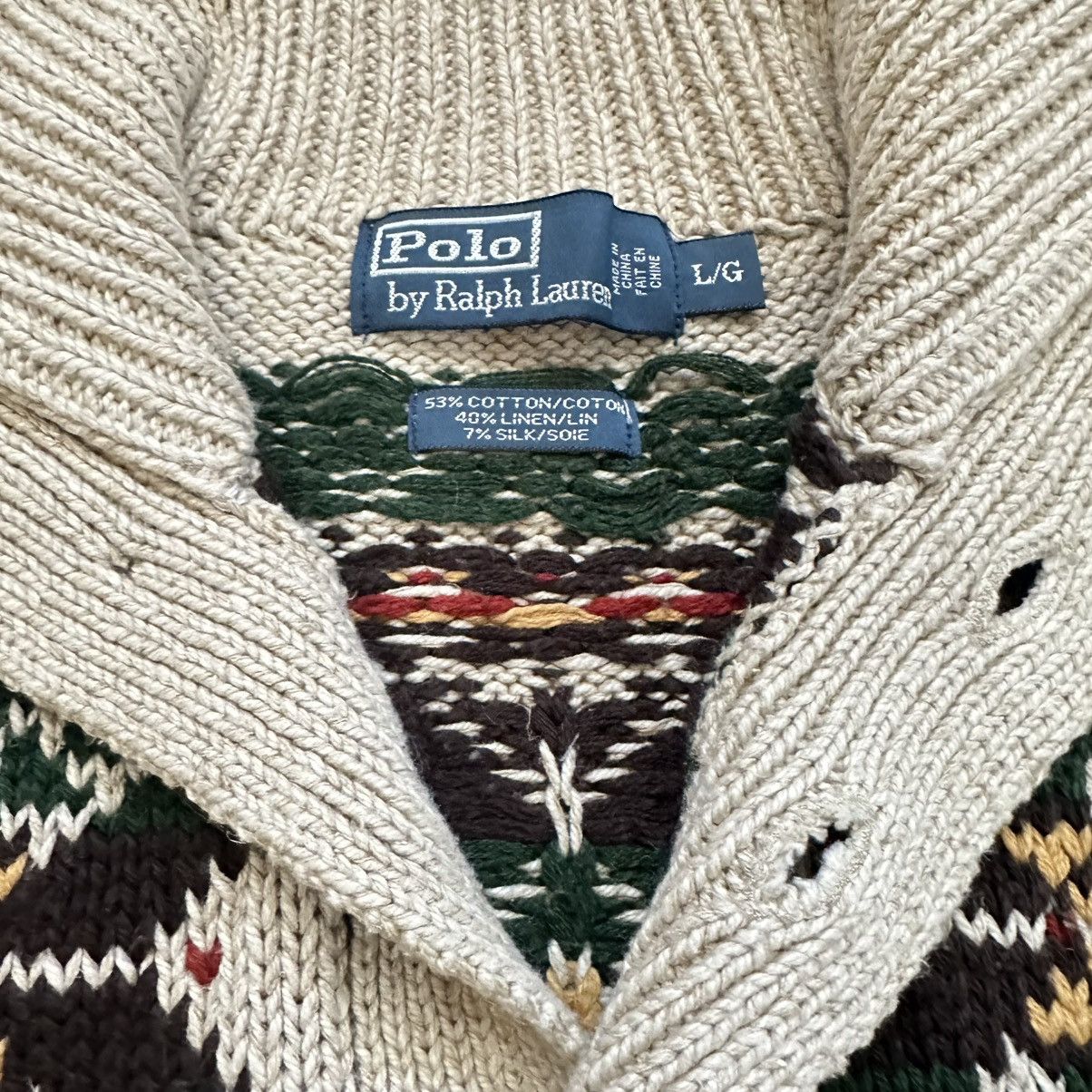 Polo Ralph Lauren Vintage Polo Ralph Lauren Snowflake Fair Isle Sweater Large Size US L / EU 52-54 / 3 - 11 Thumbnail