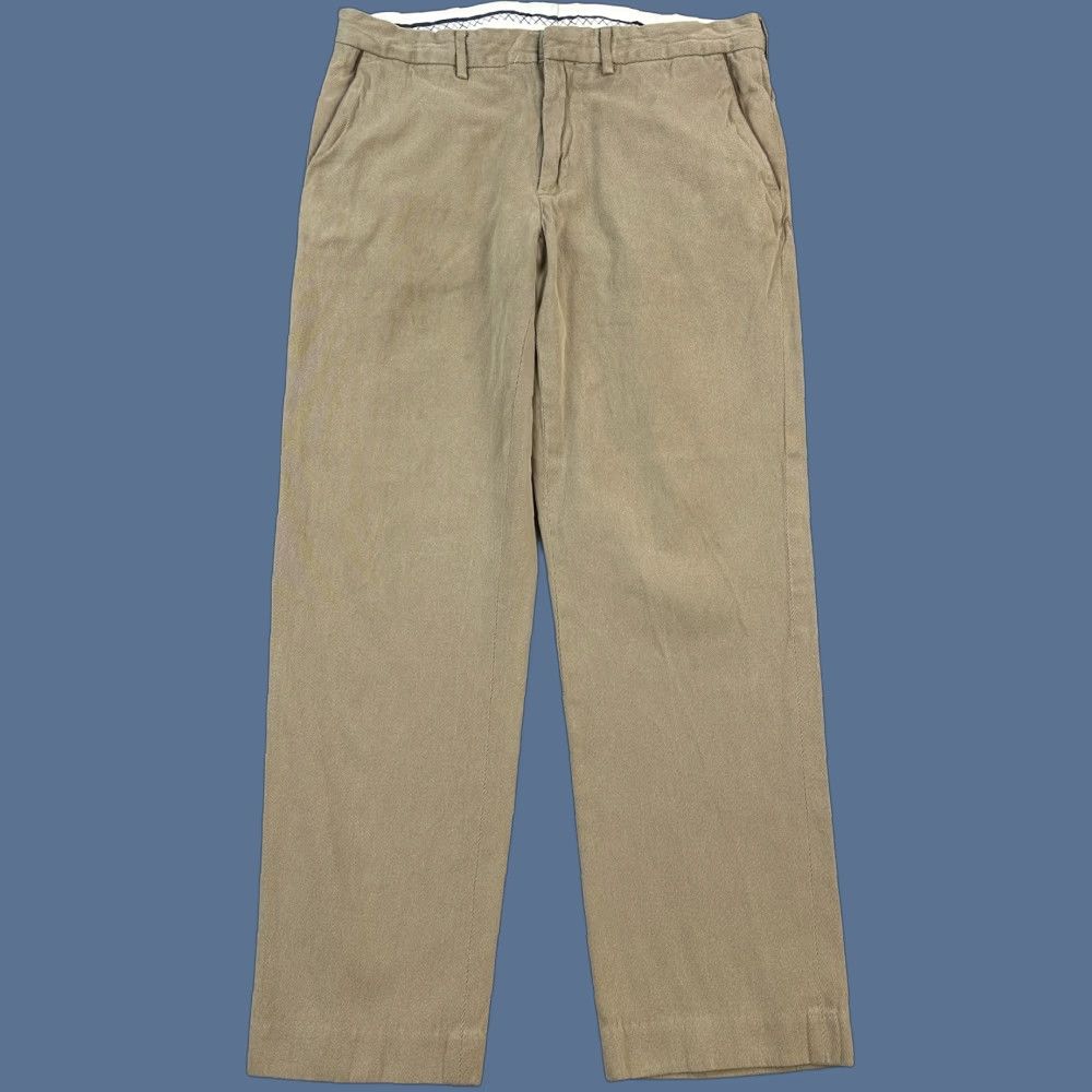 Polo Ralph Lauren VINTAGE Polo Ralph Lauren Pants Mens 34x32 34x30 Twill Leather Trim Classic 90s Size US S / EU 44-46 / 1 - 1 Thumbnail