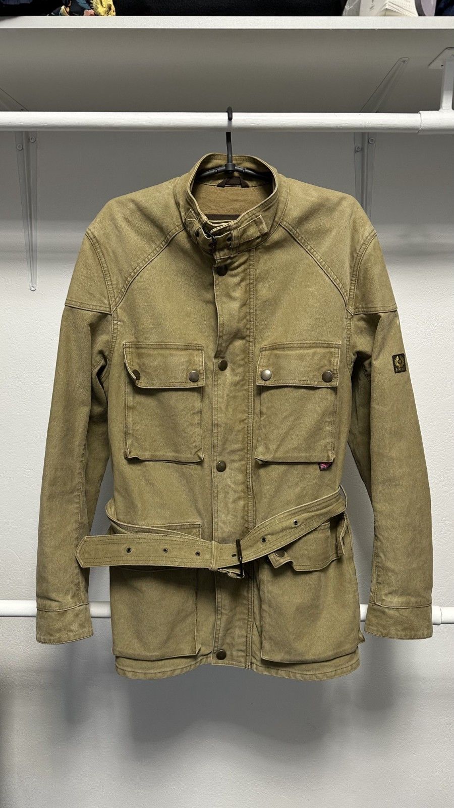 Belstaff Belstaff Men’s Roadmaster Beige Cotton Belted Jacket 1943 Size US L / EU 52-54 / 3 - 2 Thumbnail
