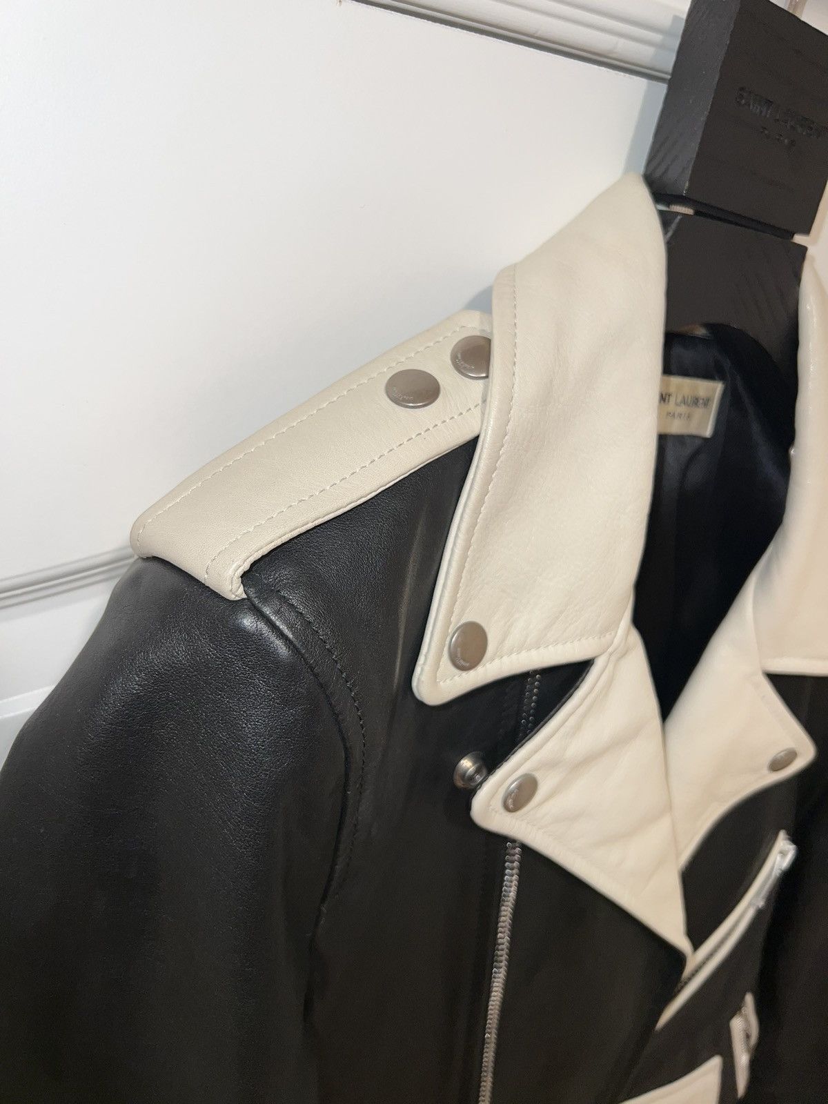 Saint Laurent Paris Saint Laurent Moto jacket Size US S / EU 44-46 / 1 - 16 Thumbnail