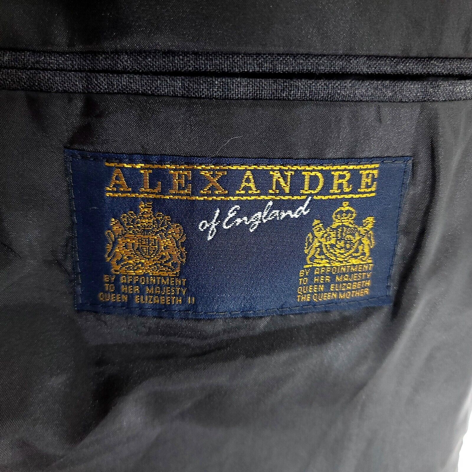 Savile Row DAMAGED Alexandre London Of England Savile Row Wool 2 Button Size 44L - 9 Thumbnail
