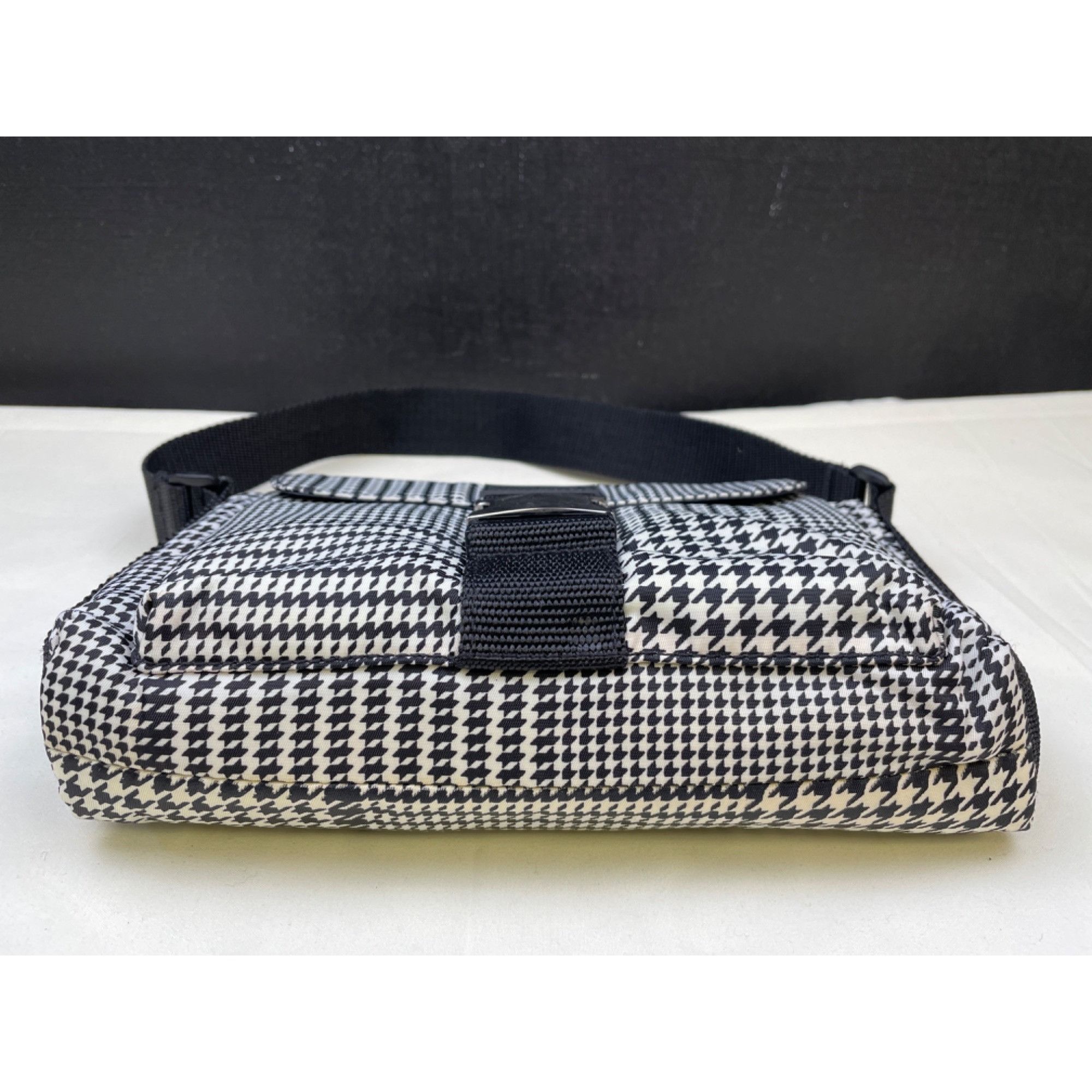 Lauren Ralph Lauren Lauren Ralph Lauren Women's Houndstooth Shoulder Bag Hand Ba Size ONE SIZE - 6 Thumbnail