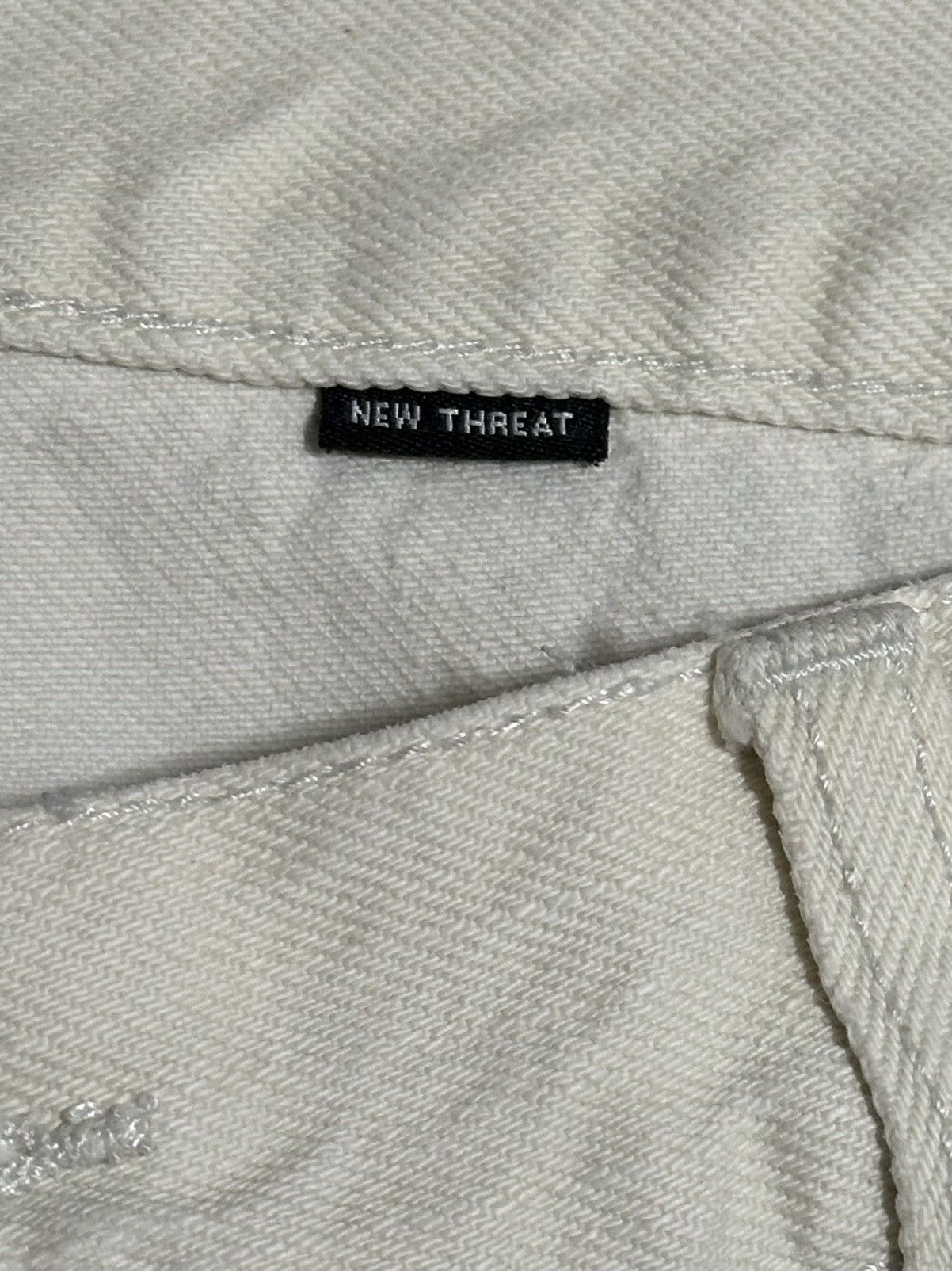 Obey Obey Worldwide Mens White Denim Jeans Size US 33 - 10 Thumbnail