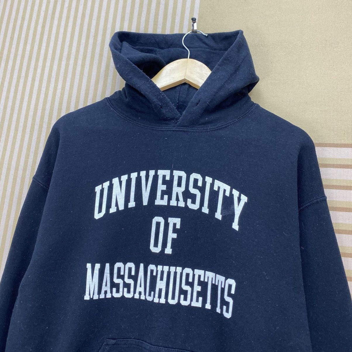 Vintage Gildan University Of Massachusetts Hoodie Size US M / EU 48-50 / 2 - 2 Thumbnail