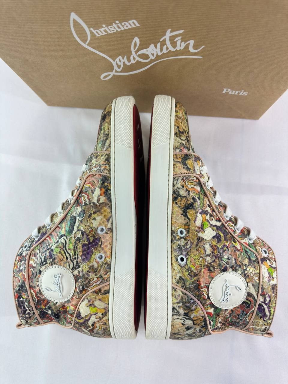 Christian Louboutin Christian Louboutin Rantus Orlato Flat Python Faience Size US 11 / EU 44 - 11 Thumbnail