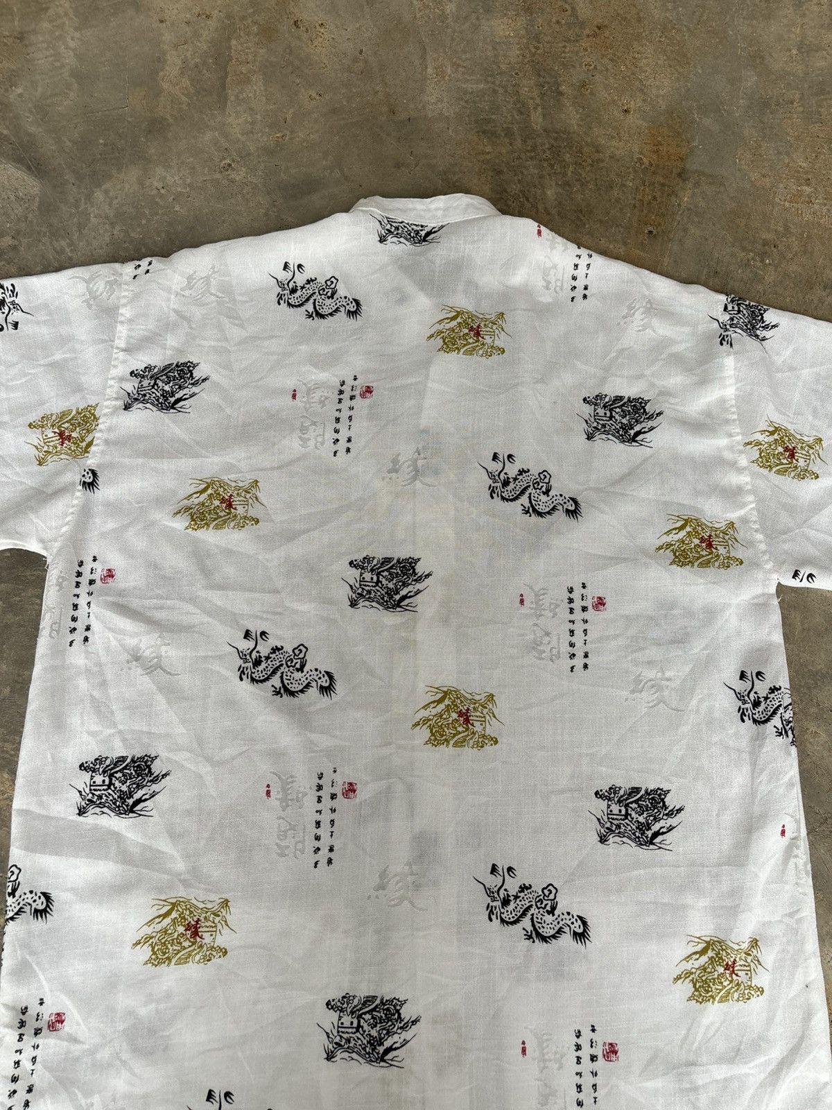 Hysteric Glamour Y2k Sukajan Dragon Double Pocket Shirt Size US XL / EU 56 / 4 - 6 Thumbnail