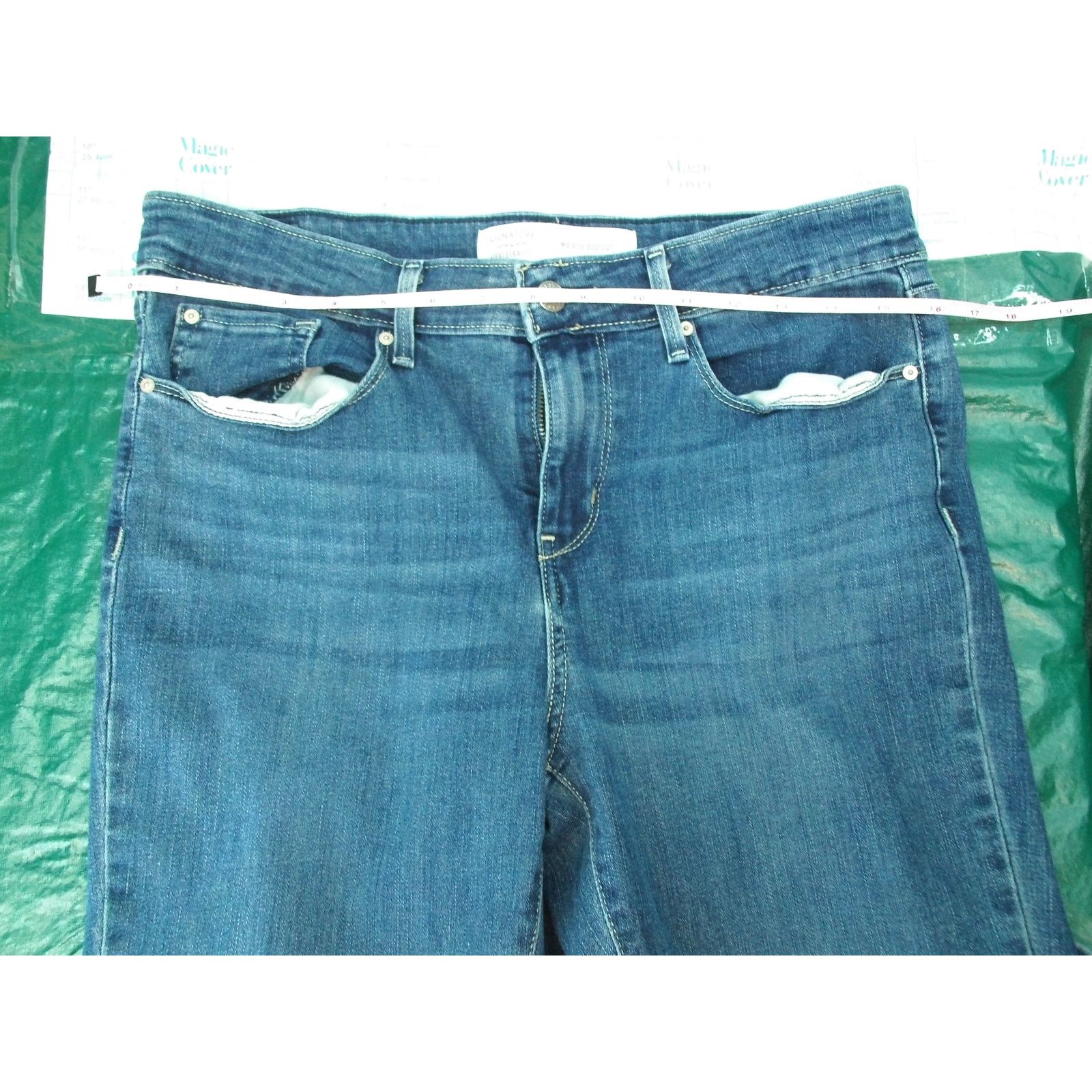Levi's Levi's Signature 30x30 Mid Rise Boot Cut Distressed CW-4920 Size 30" / US 8 / IT 44 - 4 Thumbnail