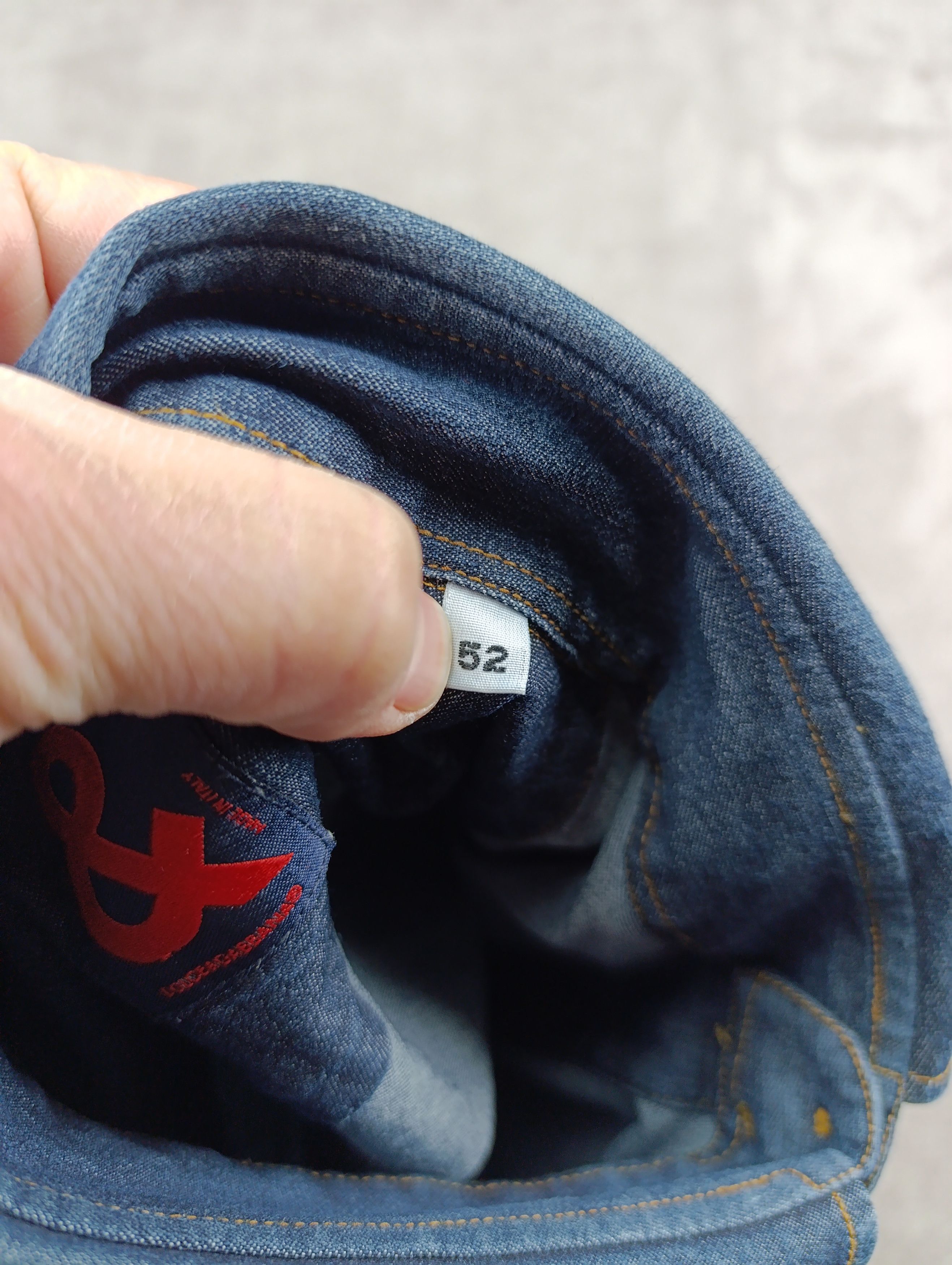 Dolce & Gabbana Dolce Gabbana Mens Denim Stretch Shirt Size 52 Size US L / EU 52-54 / 3 - 13 Thumbnail