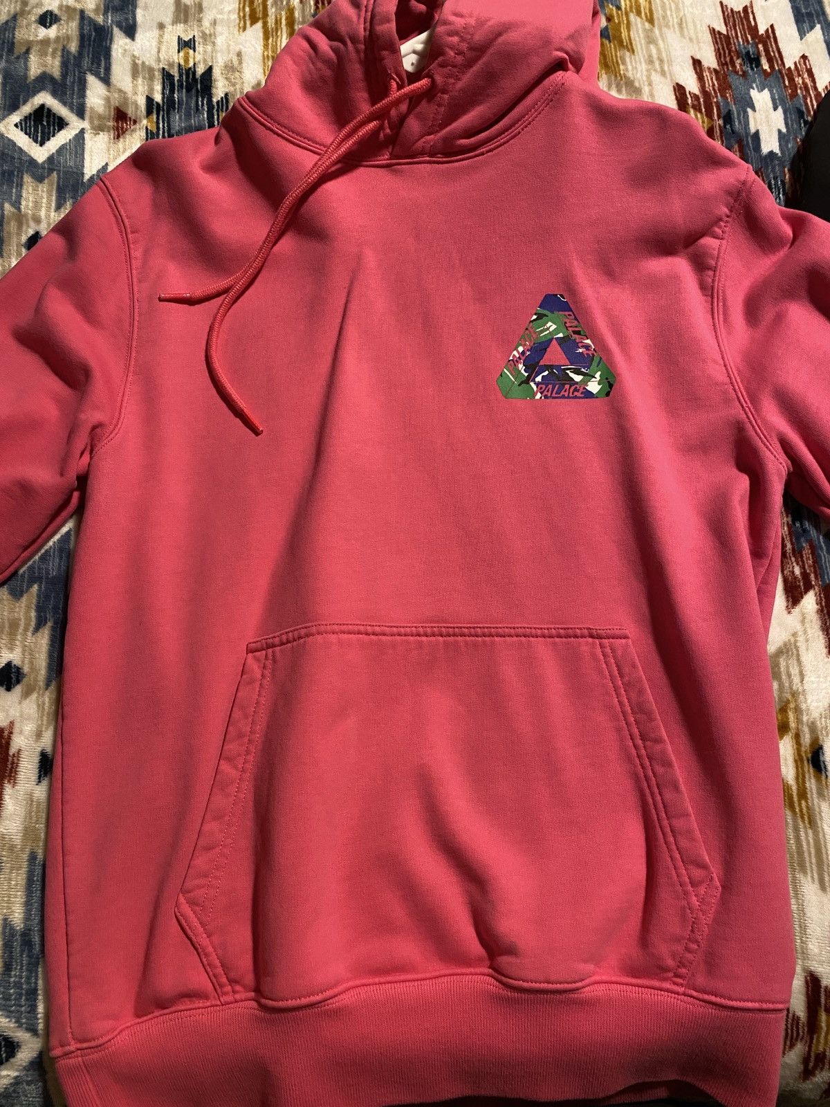 image of Palace Tri-Camo Hood in Pink, Men's (Size Small)