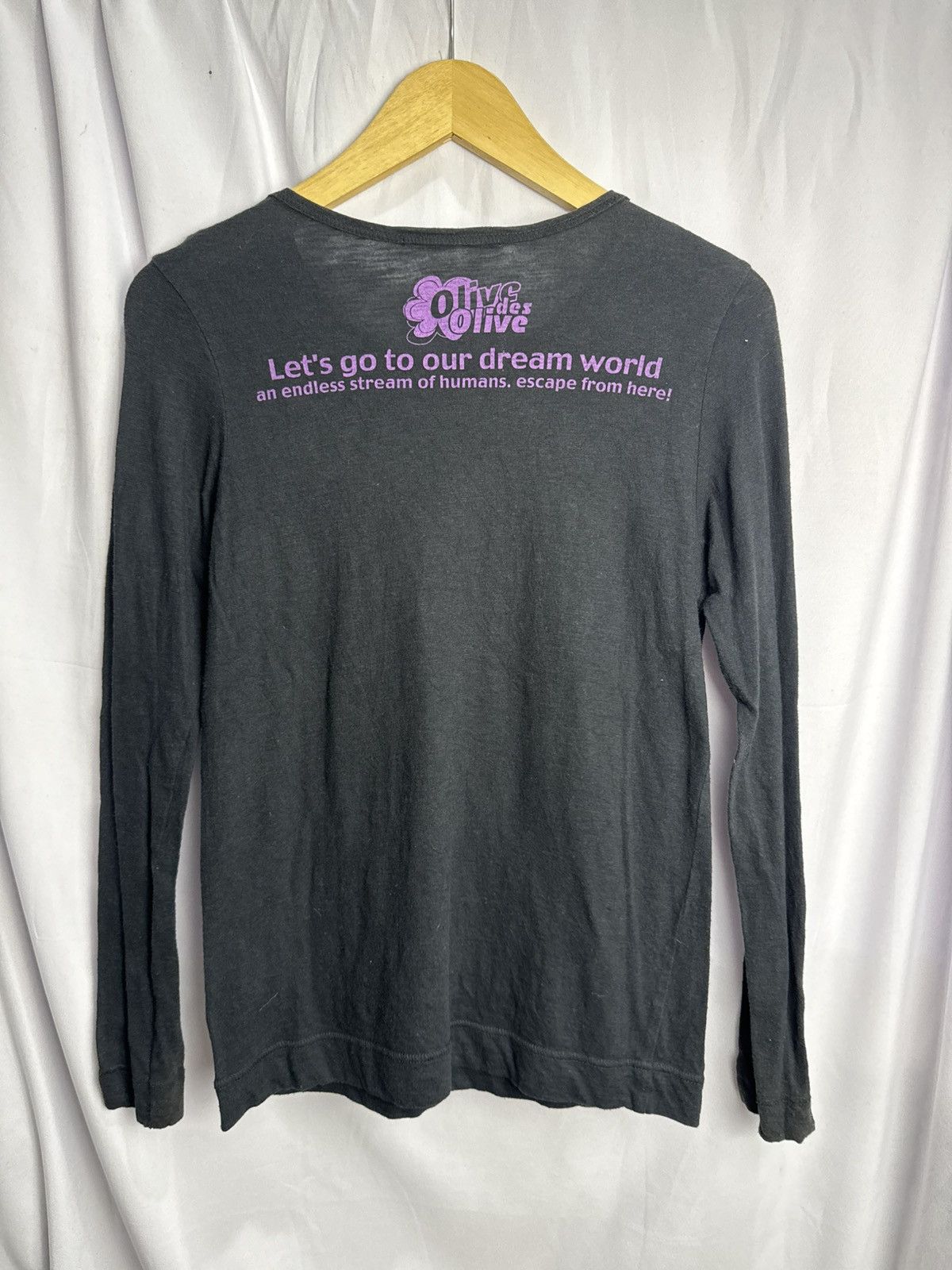 Hysteric Glamour Japanese 2000s Olive des Olive Long Sleeve Size US S / EU 44-46 / 1 - 7 Thumbnail
