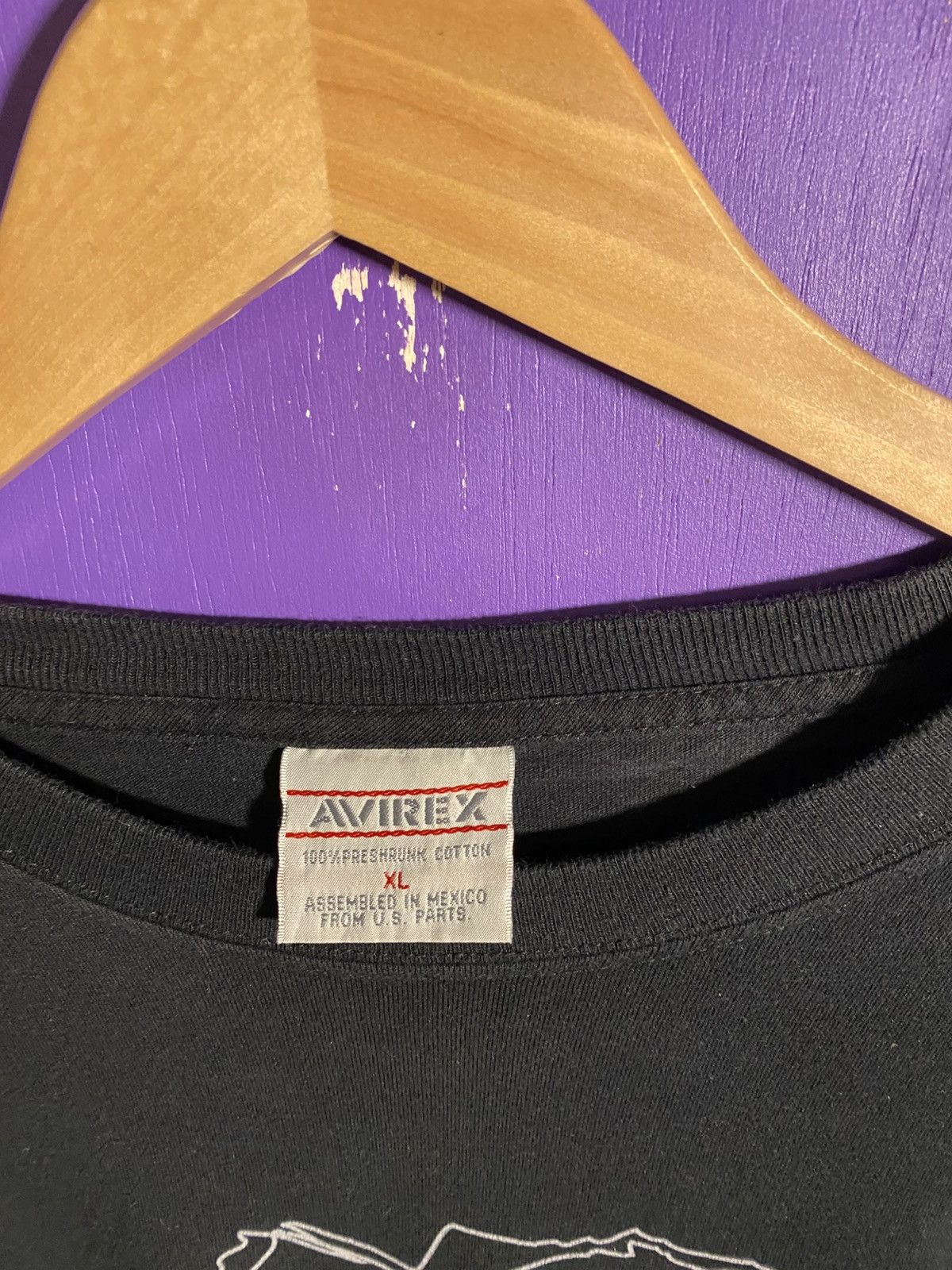 Avirex × Vintage Vintage 90s Avirex big face logo long-sleeve Size US XL / EU 56 / 4 - 4 Thumbnail