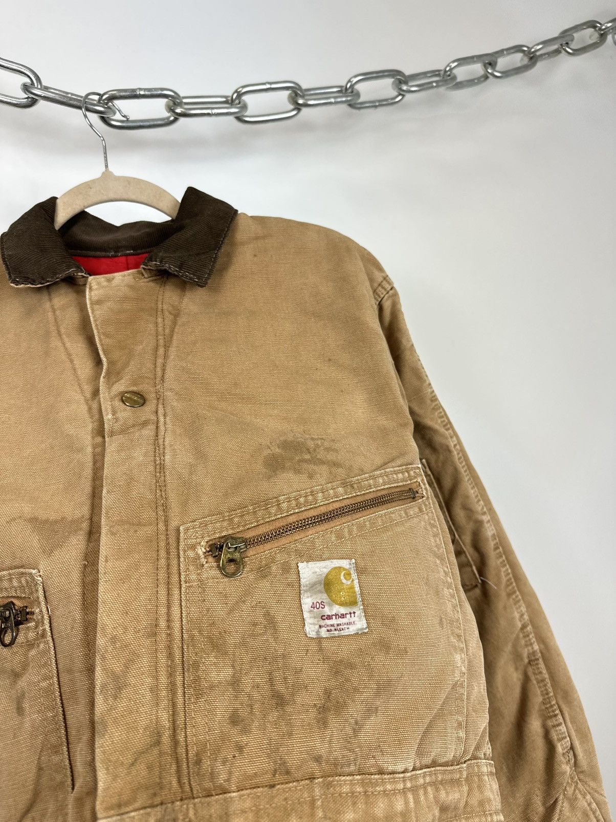 Carhartt Vintage 70s Carhartt USA Distressed Cropped Detroit Jacket Size US S / EU 44-46 / 1 - 4 Thumbnail