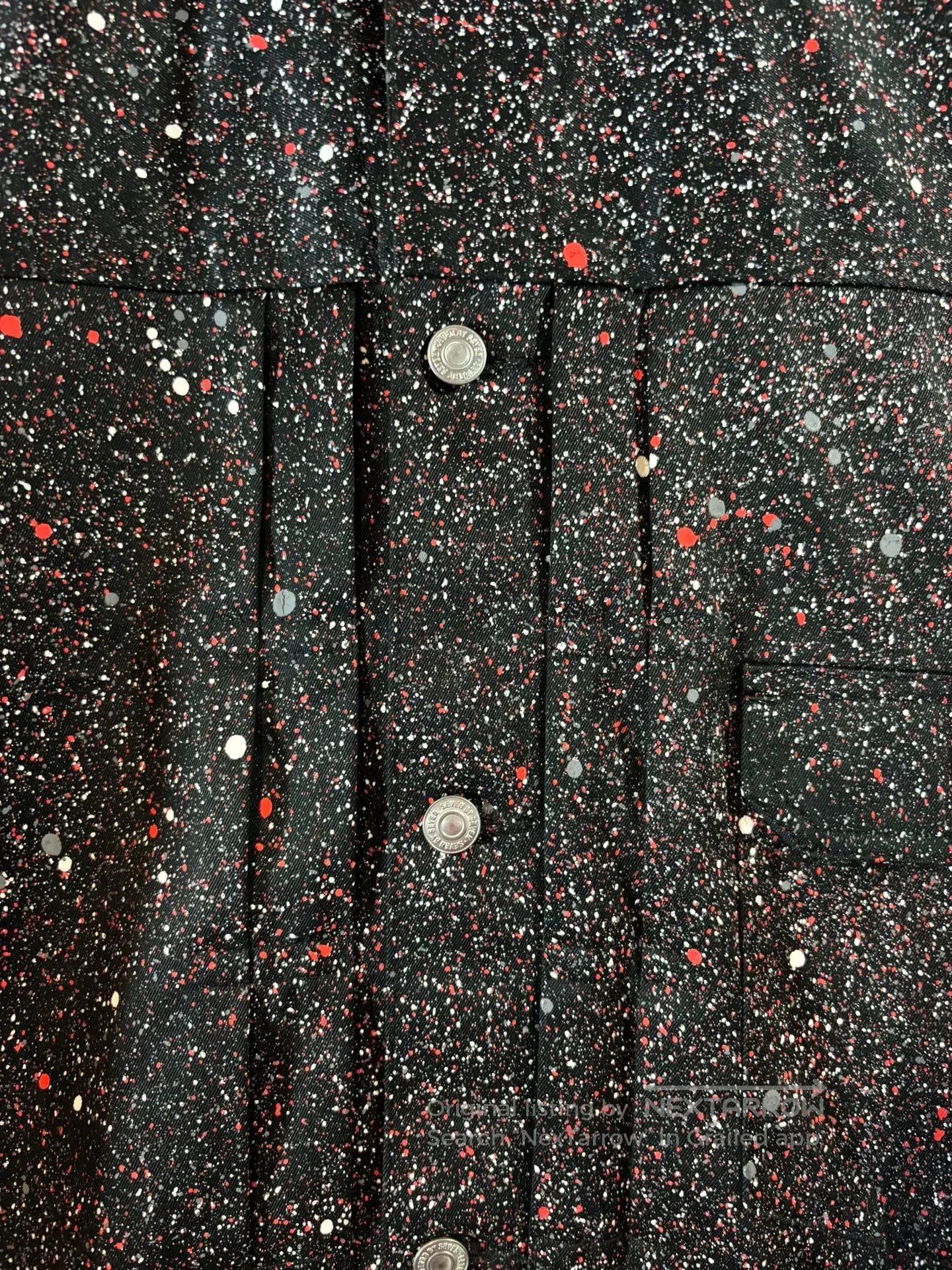 Seven 7 Seven by Seven Splatter Paint Type. Size US L / EU 52-54 / 3 - 4 Thumbnail