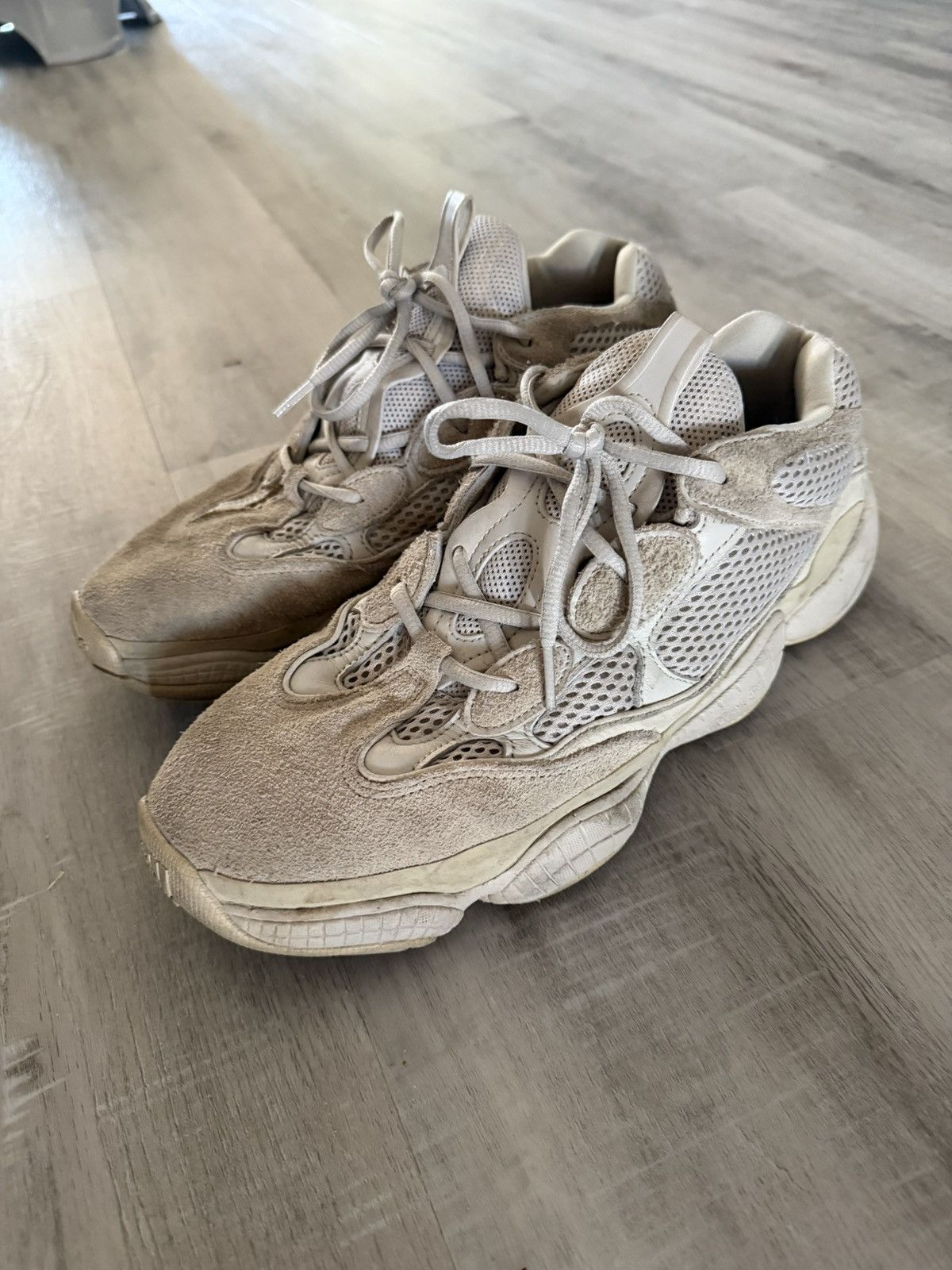 Yeezy Yeezy 500 Blush/Desert Rat Size US 11 / EU 44 - 2 Thumbnail