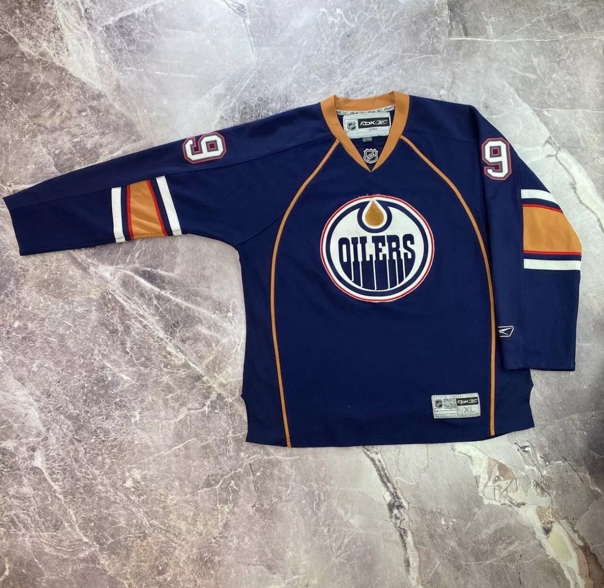 NHL × Reebok Sam Gagner Edmonton Oilers Blue Reebok Hockey Jersey Men XL Size US XL / EU 56 / 4 - 3 Thumbnail