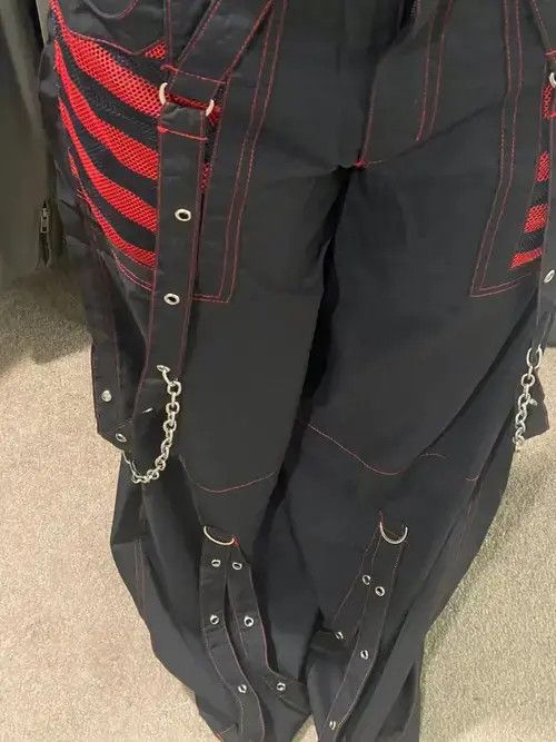VIBE Cargo Pants Bandage Women Vintage Dark Size 26" / US 2 / IT 38 - 8 Thumbnail