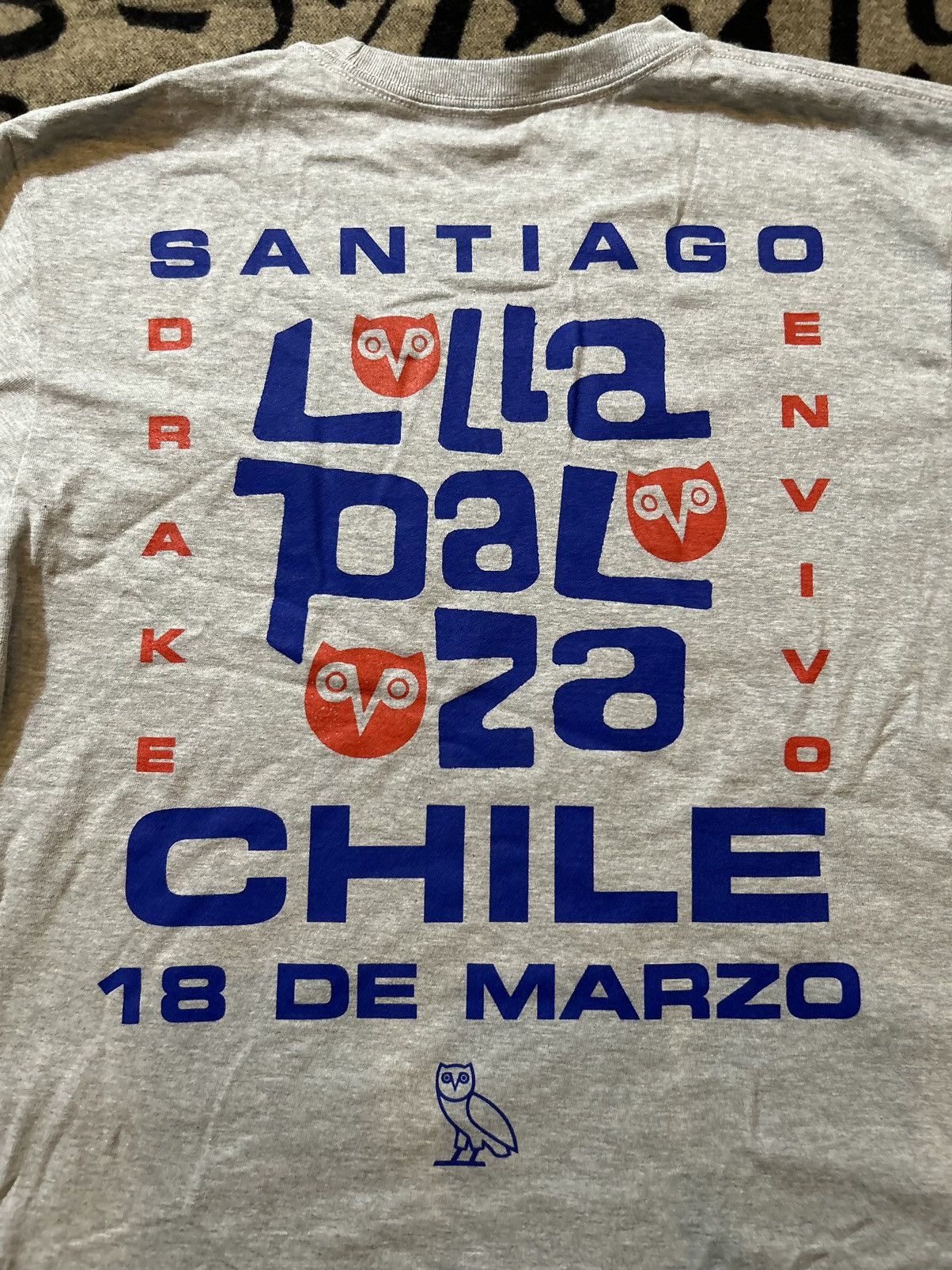 Drake × October's Very Own Chile Lollapalooza Drake Tshirt Size US L / EU 52-54 / 3 - 5 Thumbnail