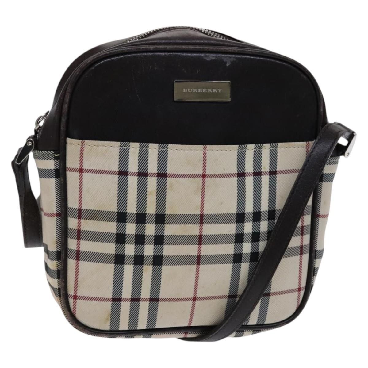 Burberry Burberry Nova check Canvas and Leather Size ONE SIZE - 1 Thumbnail