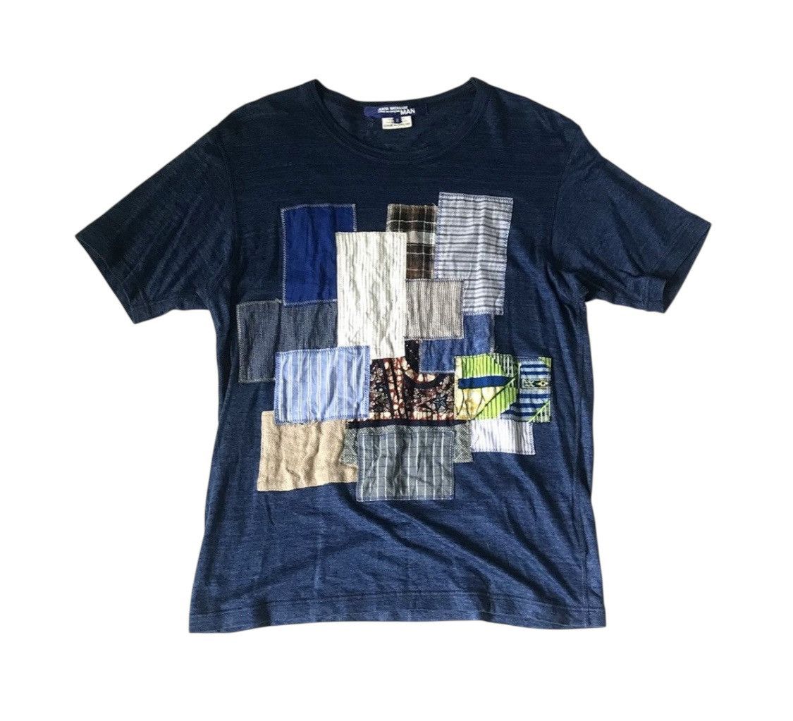 Junya Watanabe Junya watanabe cdg man AD2015 patchwork tee Size US M / EU 48-50 / 2 - 1 Thumbnail