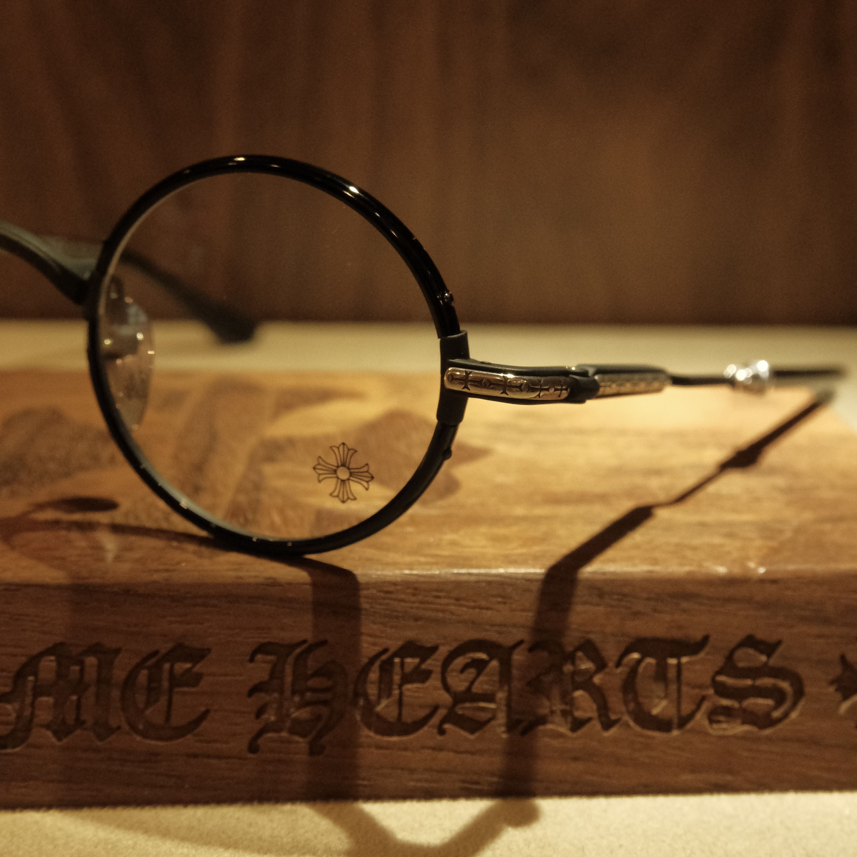 Chrome Hearts CHROME HEARTS EDITH F BLACK/SILVER GLASSES Size ONE SIZE - 6 Thumbnail