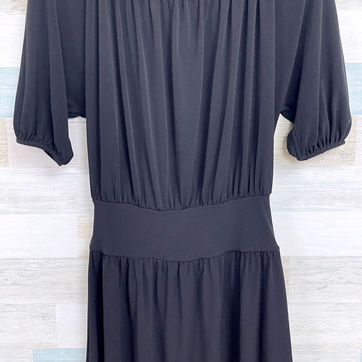 Express Express Drop Waist Off The Shoulder Black Womens XS Size XS / US 0-2 / IT 36-38 - 3 Thumbnail