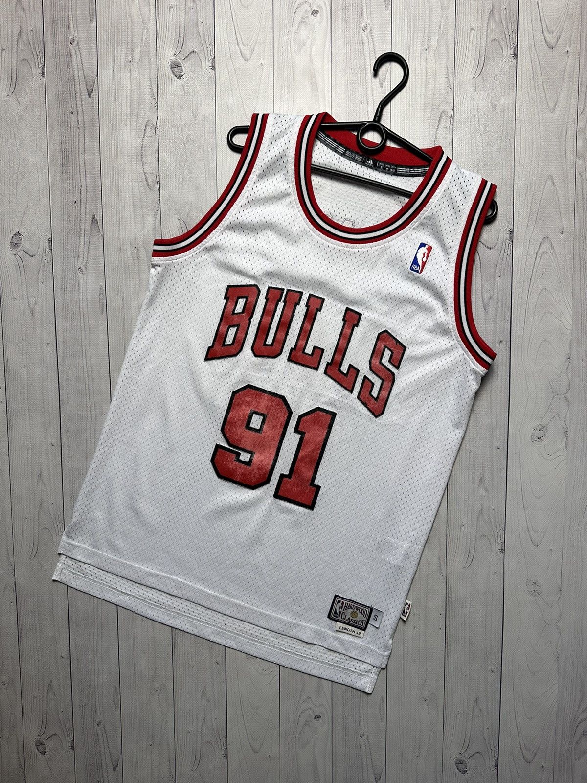 Adidas × NBA × Vintage Vintage Basketball Jersey Rodman 91 Chicago Bulls size S/M Size US S / EU 44-46 / 1 - 2 Thumbnail