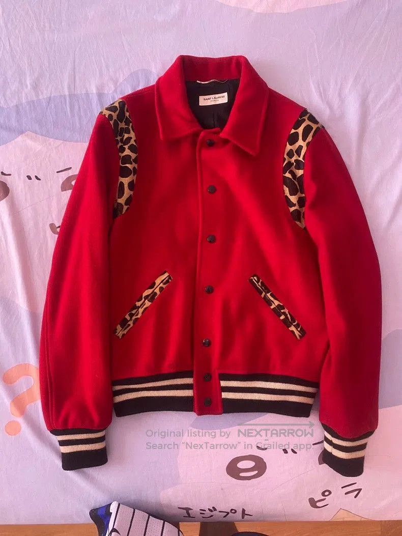 Saint Laurent Paris Saint Laurent Leopard Print Bomber Jacket. Size US M / EU 48-50 / 2 - 1 Thumbnail