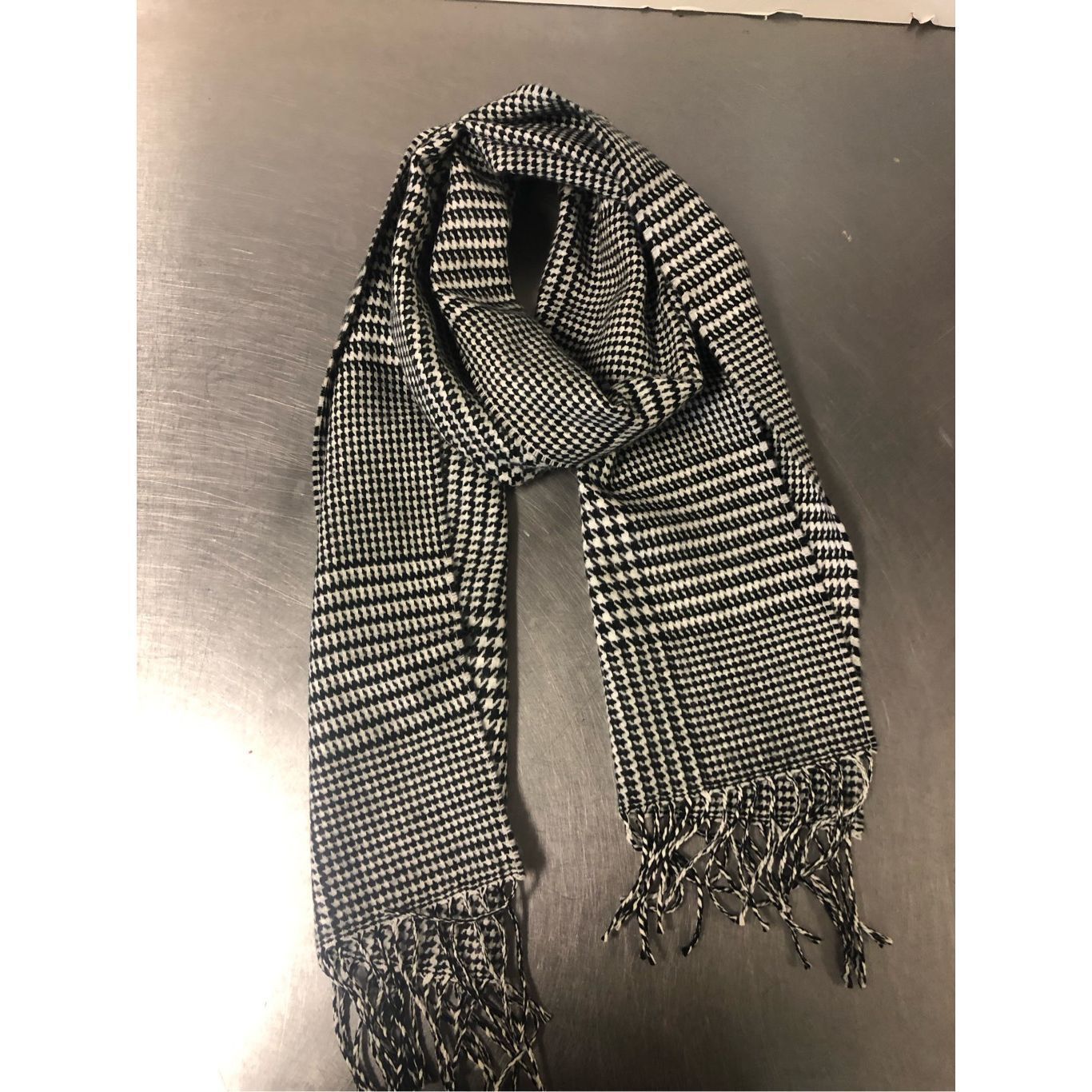 Other Women’s Men’s Unisex Black & White Houndstooth Hand Tailored Size ONE SIZE - 1 Thumbnail