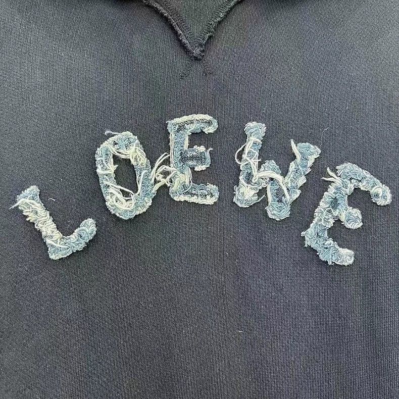 Loewe LOEWE Make an old tassel logo embroidered hoodie Size L / US 10 / IT 46 - 3 Thumbnail