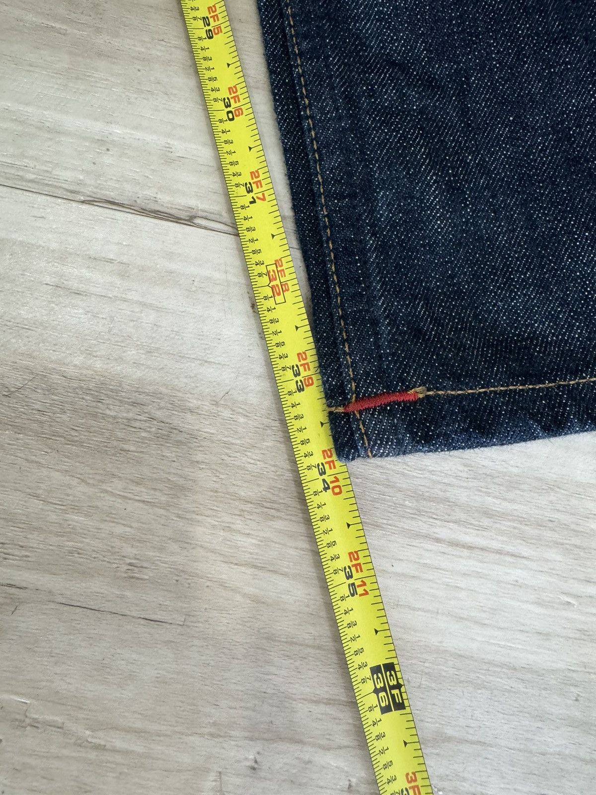 Gustin Men's GUSTIN Selvedge jeans 40 X 34 California Straight Raw Size US 40 / EU 56 - 6 Thumbnail
