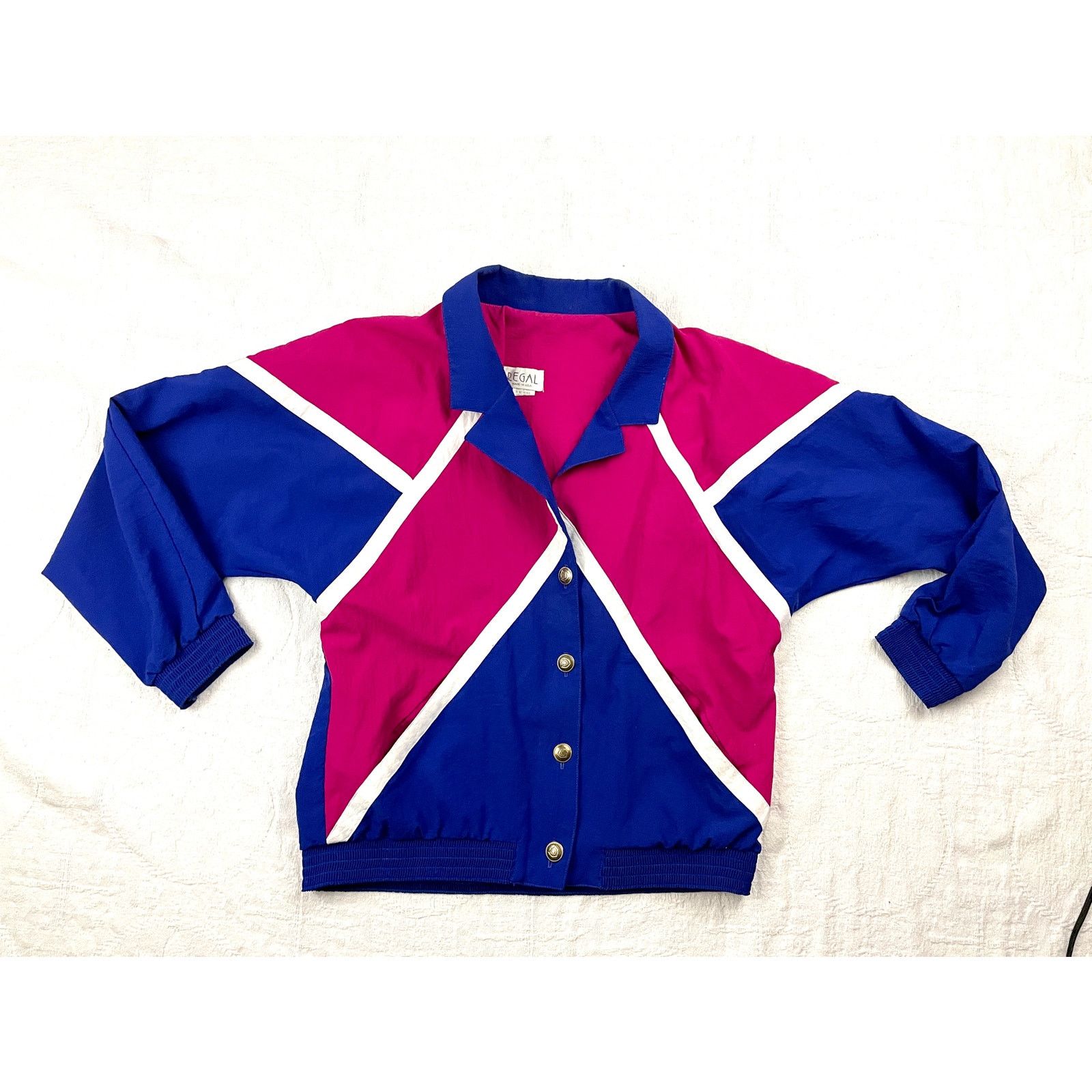 REGAL VTG Regal Windbreaker Retro Jacket Small Women's 90's Size S / US 4 / IT 40 - 11 Thumbnail
