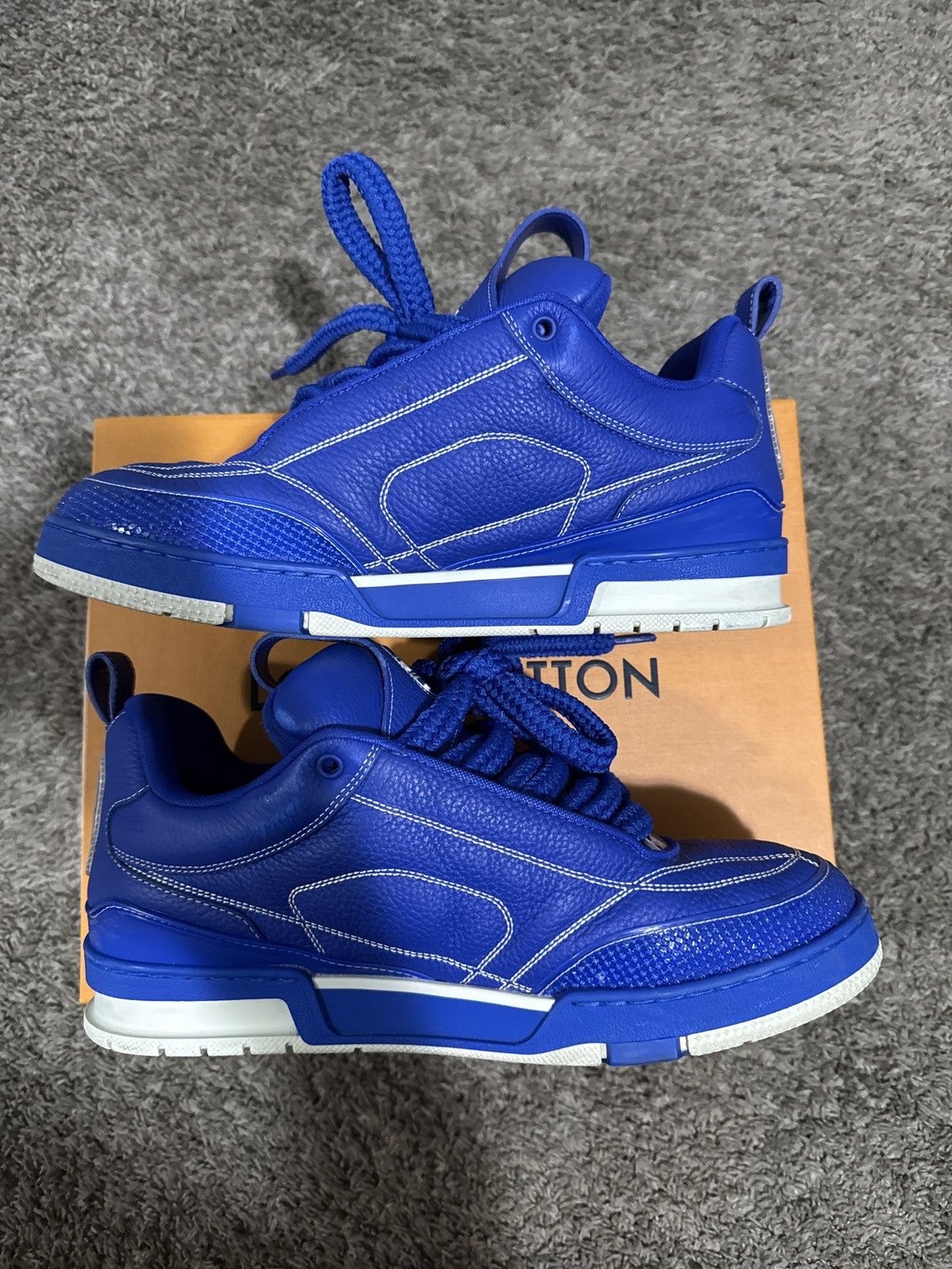 Louis Vuitton Louis Vuitton LV Skate Sneaker “Blue” Size US 11 / EU 44 - 4 Thumbnail