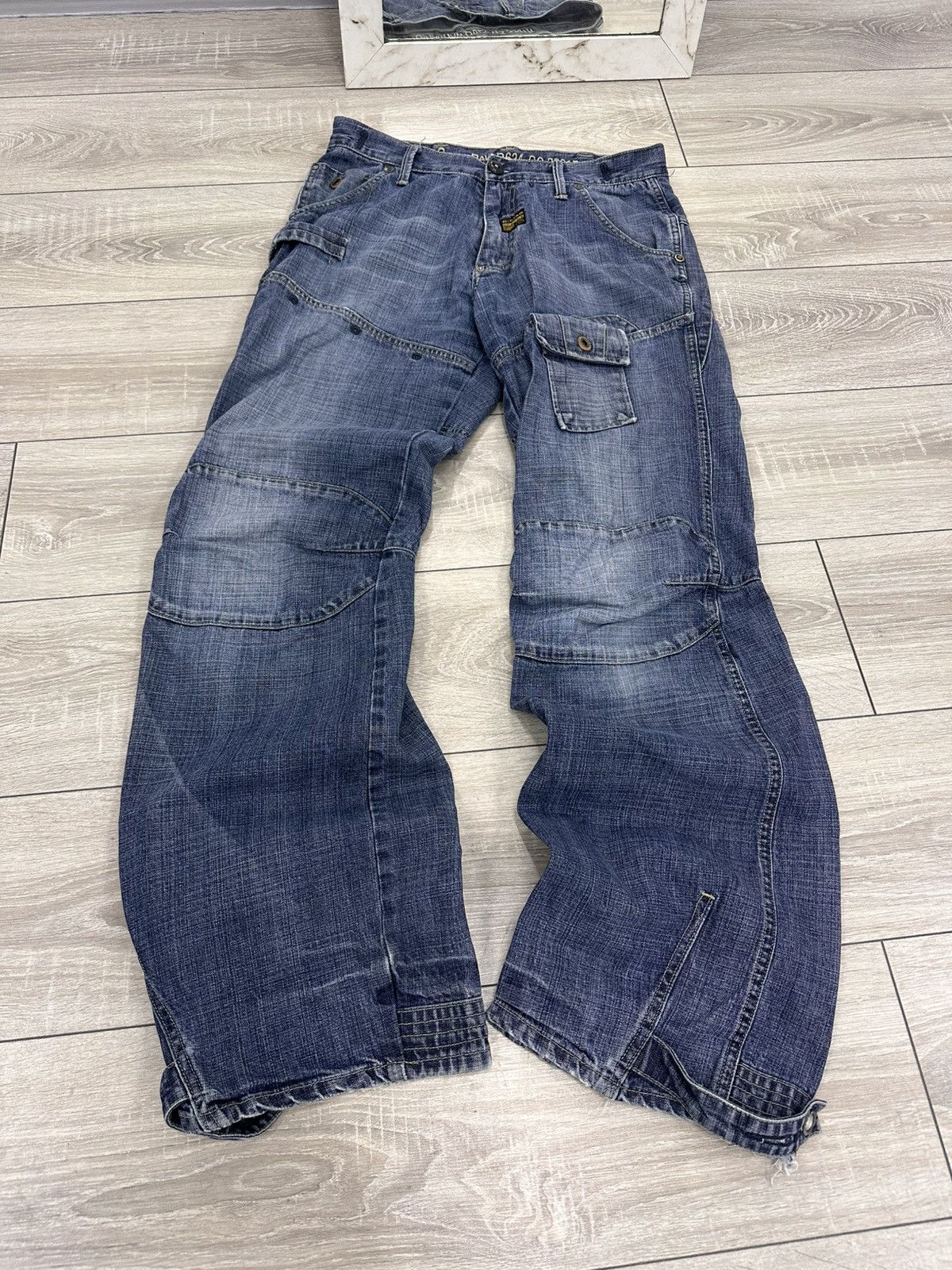 Japanese Brand G-Star Raw Vintage Y2K Baggy Jeans Size US 34 / EU 50 - 1 Thumbnail