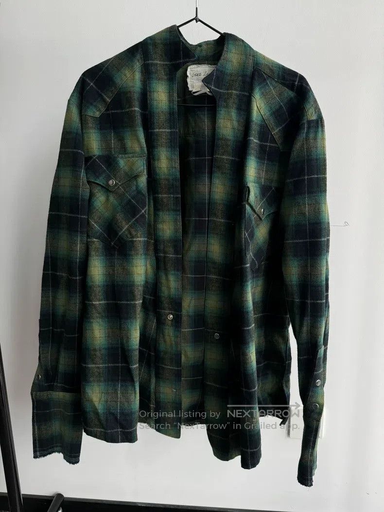 Greg Lauren Greg Lauren Green robe shirt Size US M / EU 48-50 / 2 - 1 Thumbnail