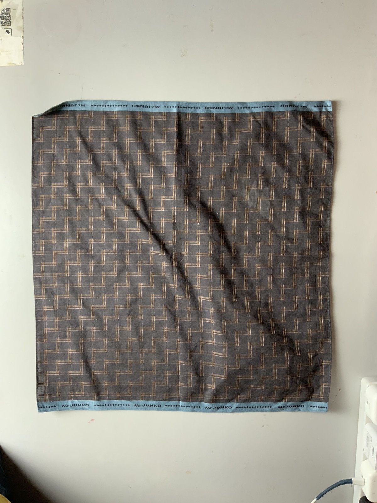 Japanese Brand Mr. Junko Spellout Bandana Handkerchief Size ONE SIZE - 4 Thumbnail