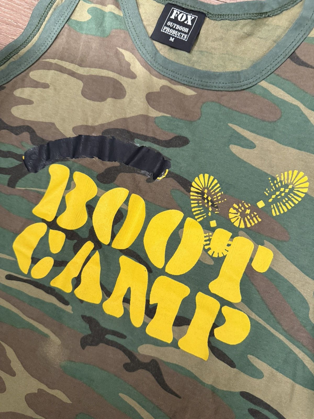 Vintage ***FINAL DROP***RARE 90s FOX OUTDOOR BOOT CAMP CAMO TANK M Size US M / EU 48-50 / 2 - 5 Thumbnail