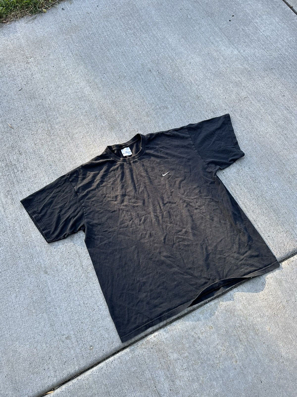 Nike × Vintage 90s Nike Swoosh Vintage Y2K Retro Tee T-Shirt Size US XL / EU 56 / 4 - 2 Thumbnail