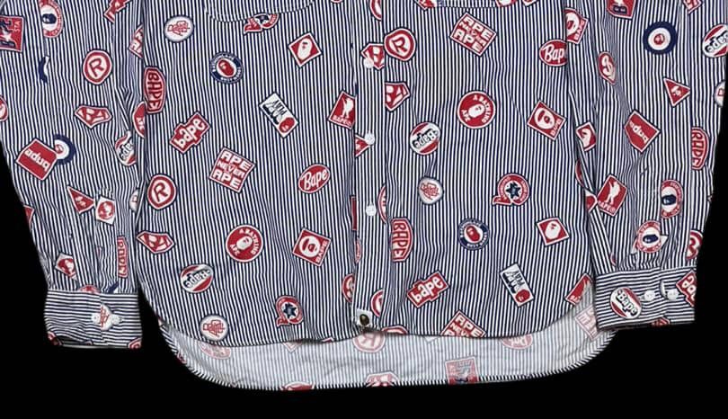 Bape A bathing ape shirts long sleeve size L Size US L / EU 52-54 / 3 - 3 Thumbnail