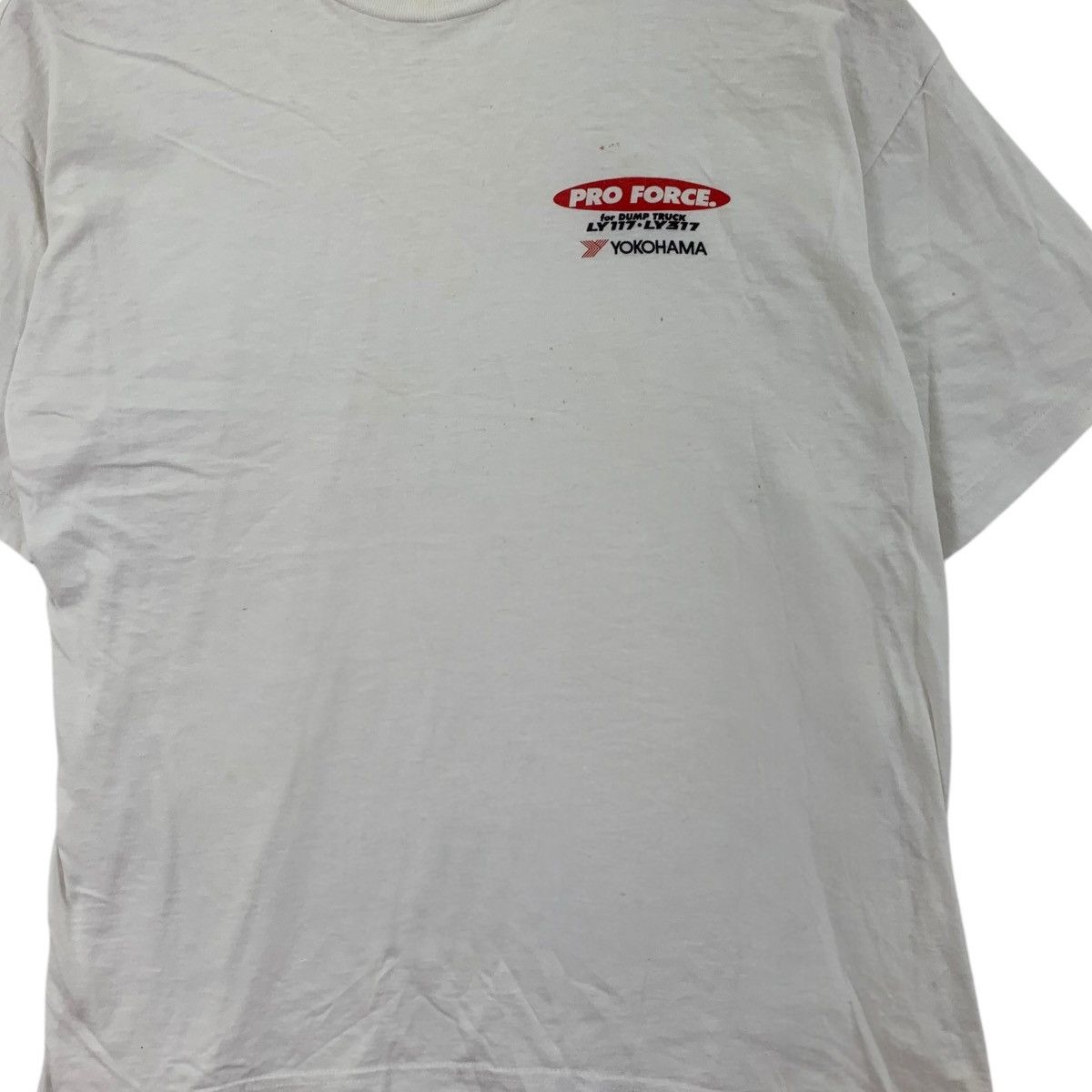 Vintage Vintage 90’ YOKOHAMA PRO FORCE Dump Truck Tee Shirt Top Size US S / EU 44-46 / 1 - 3 Thumbnail