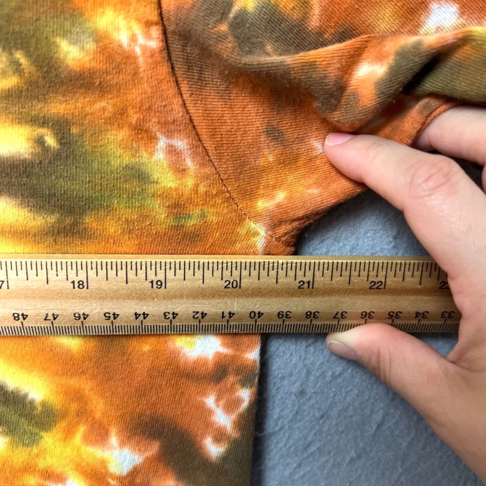 Vintage Grateful Dead T-Shirt Mens Small Tie-Dye Mountain Design Brown Orange 2020s Crew Neck Short Sleeve Graphic Print Cotton Shirt Size US S / EU 44-46 / 1 - 5 Thumbnail