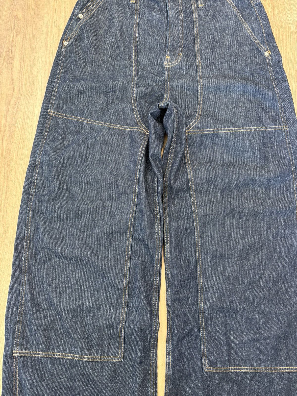 Carhartt Double Knee Wide Leg Carpenter Denim Jeans Size US 32 / EU 48 - 5 Thumbnail