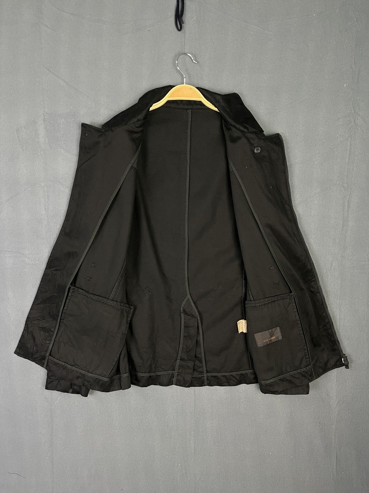 Issey Miyake Tete Homme Katoh Kazutaka Asymmetrical Jacket Size US M / EU 48-50 / 2 - 11 Thumbnail