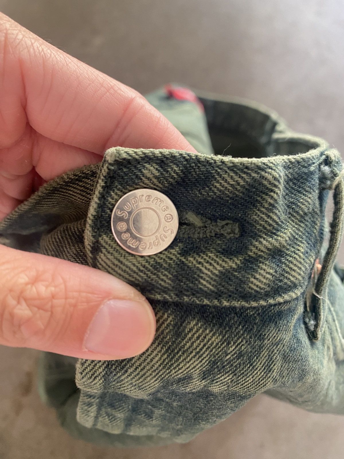 Supreme Supreme Baggy Denim Short SS23 Green Size US 36 / EU 52 - 4 Thumbnail