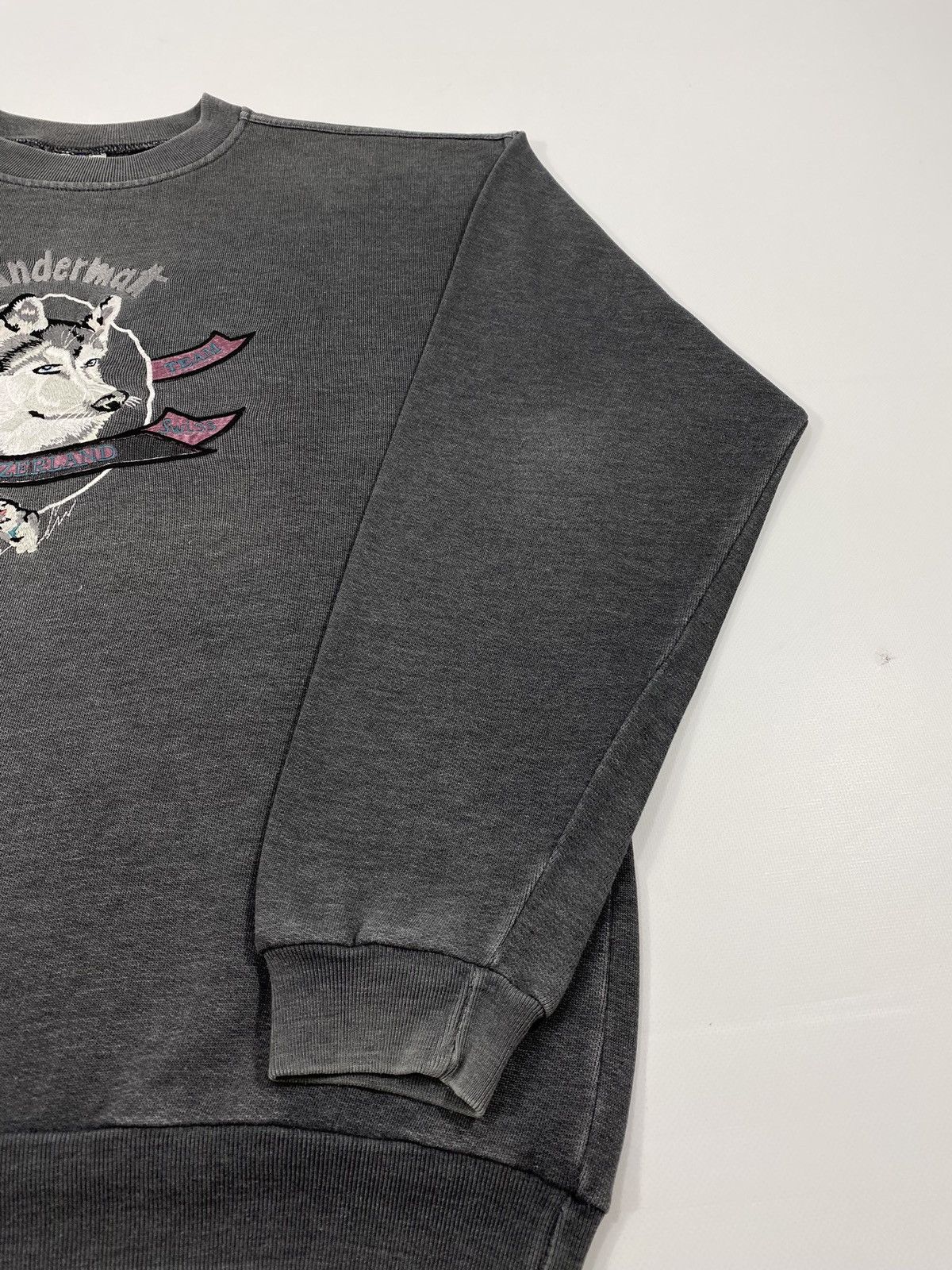Vintage LASTDROP🔥80s Andermatt Swiss Husky Ski Sport Team Sweatshirt Size US M / EU 48-50 / 2 - 5 Thumbnail