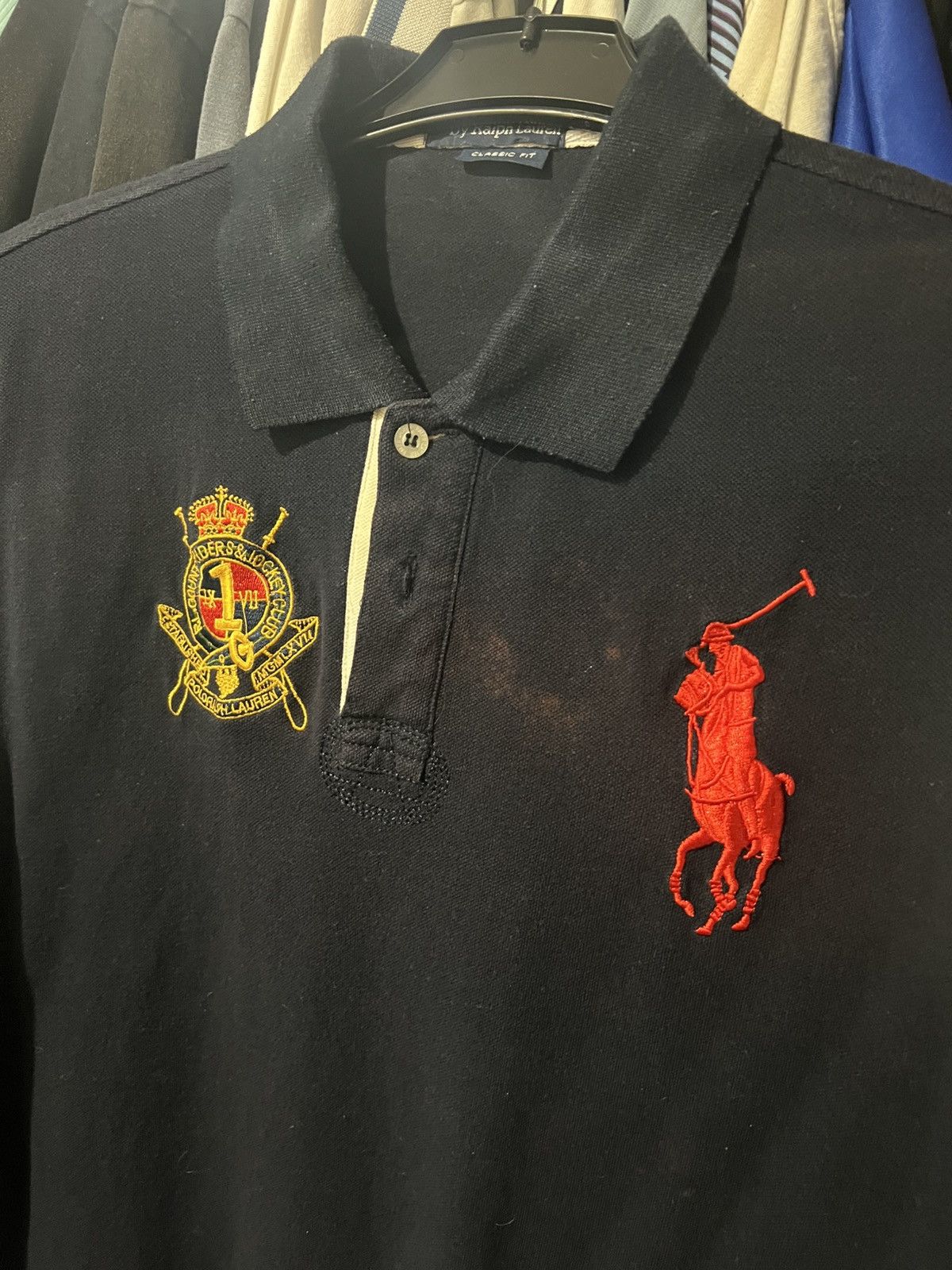 Vintage VINTAGE POLO RALPH LAUREN BIG LOGO PONY CHIEF KIEF COUNTRY Size US L / EU 52-54 / 3 - 3 Thumbnail