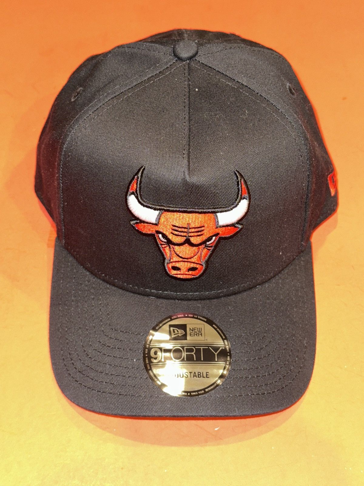 Born X Raised × NBA × New Era Chicago Bulls New Era 9FORTY Black A-Frame Adjustable Hat Size ONE SIZE - 8 Thumbnail