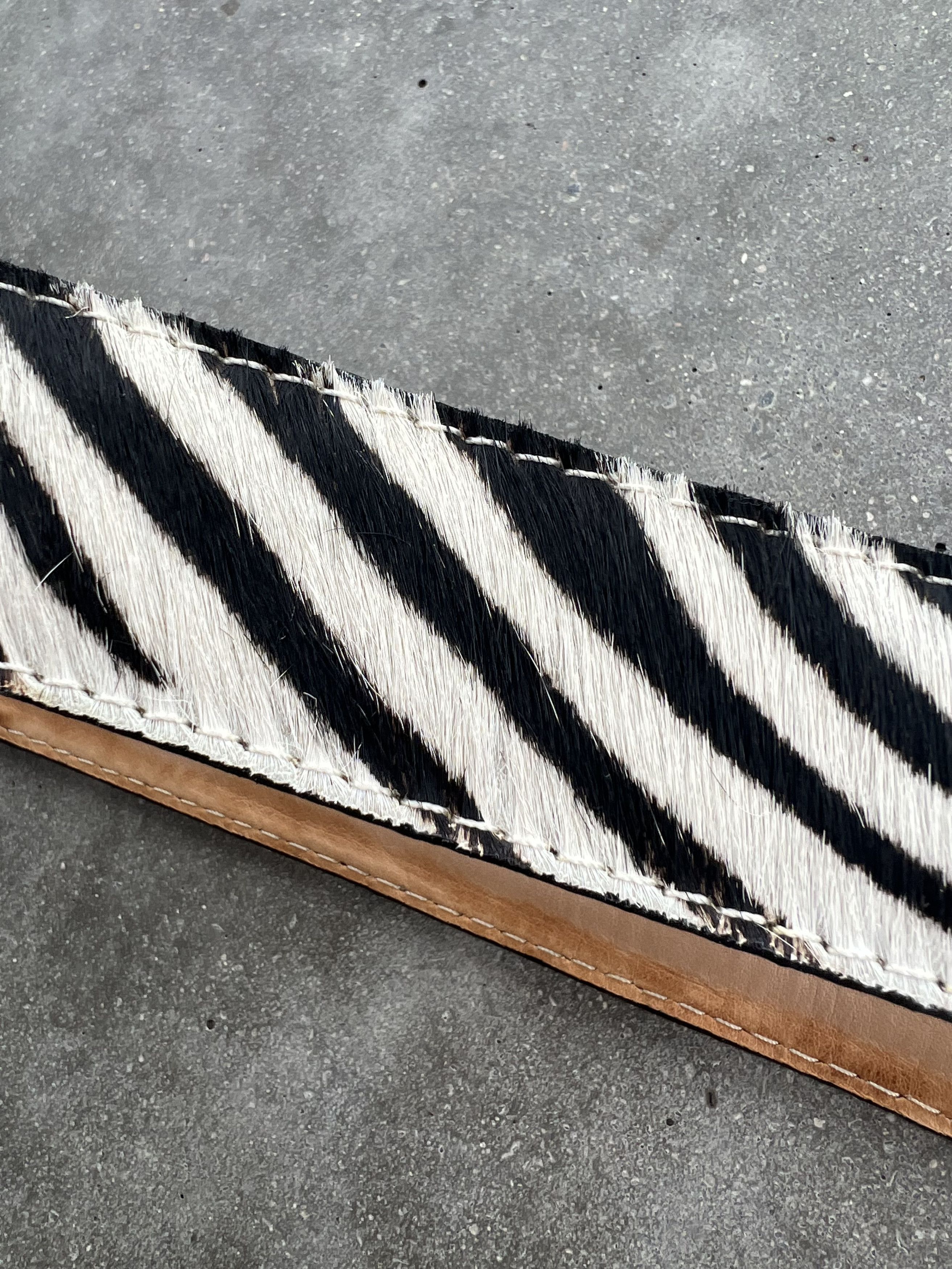 Designer × Japanese Brand × Vintage zebra belt y2k 85 designer Size ONE SIZE - 5 Thumbnail